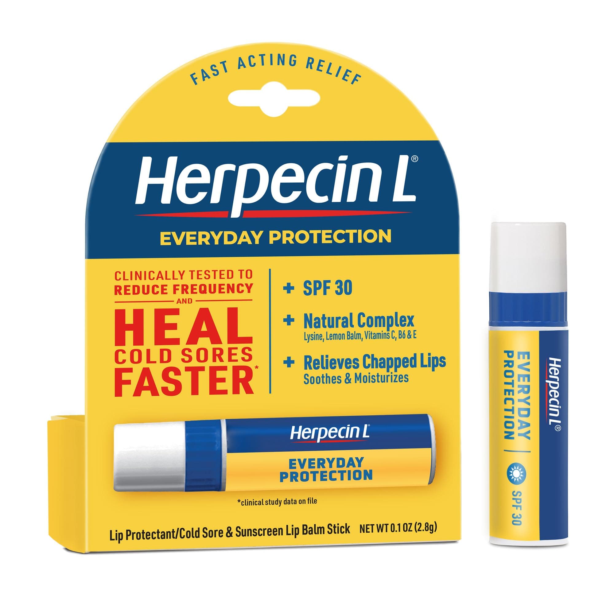 Herpecin L Lip Balm Stick, SPF 30 - 0.1 Oz (並行輸入品)