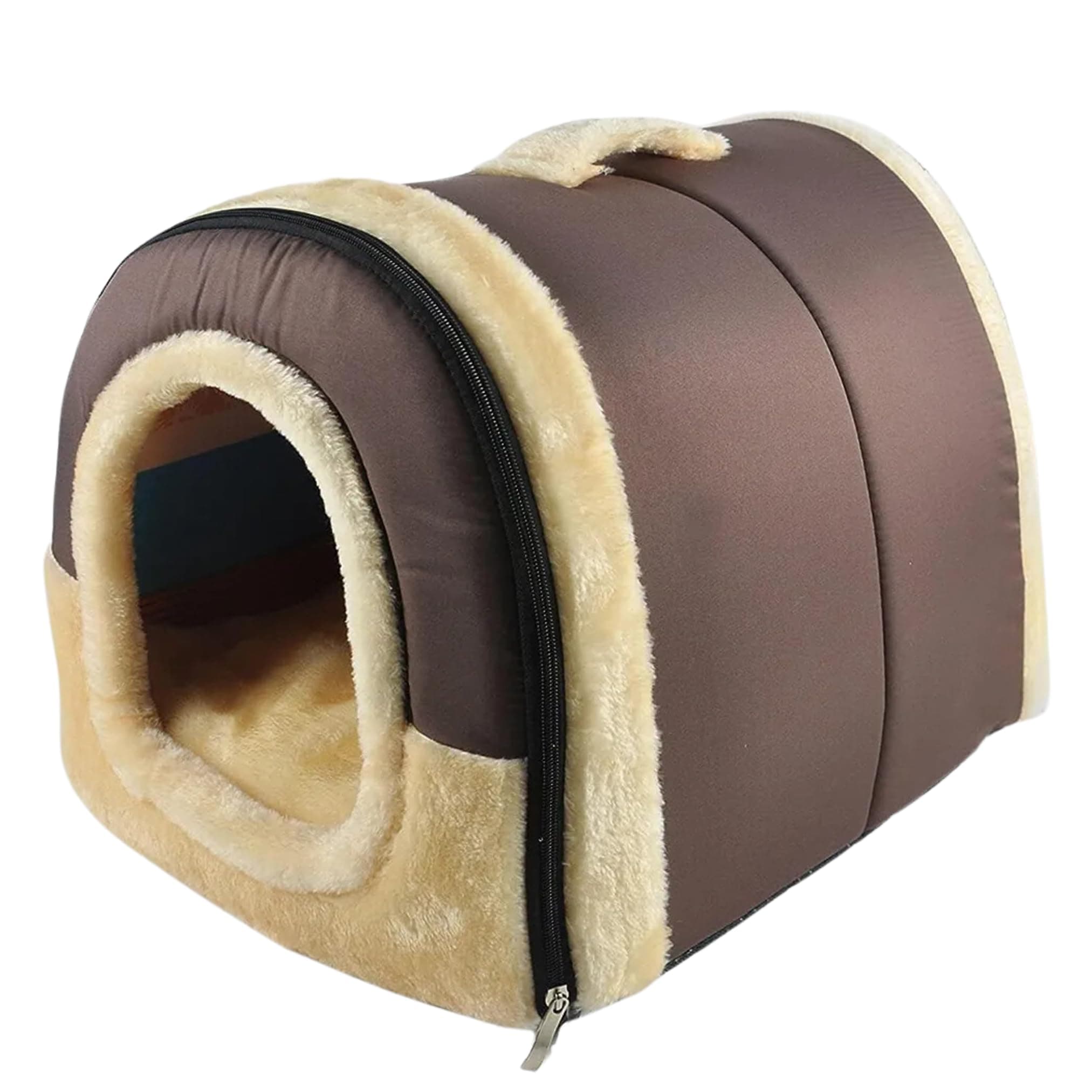 DRILLY Dog Washable &cat Bed for Small & Medium Bed House |hut |cave |Toy Breeds |Indoor cat |Persian cat |Shih tzu |Kitten |Puppy |pet |Tent |Kennel |Home(Length 47cm Width 56cm Height 42cm) (M)