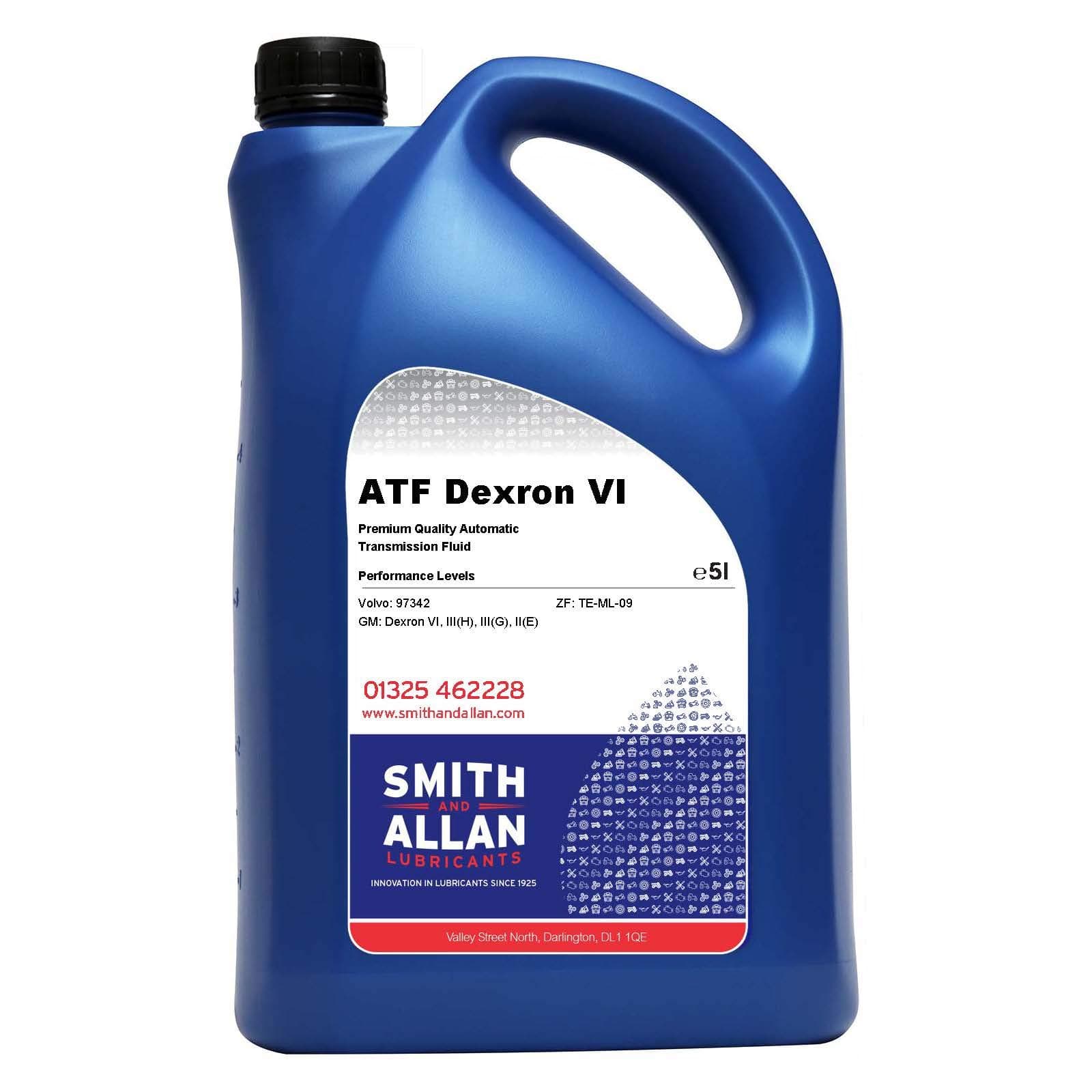 ATF Dexron VI Dexron 6 D6 Fully Synthetic Automatic Transmission Fluid Oil 5 Litre 5L
