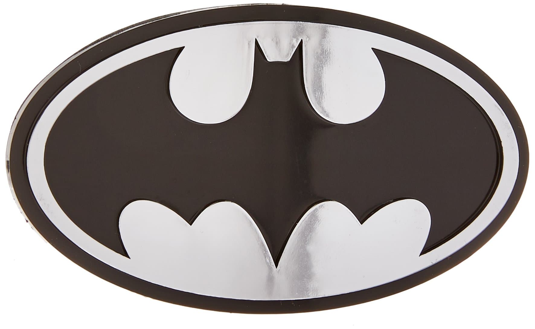 41504 Batman Logo Injection Molded Chrome Colored Emblem Decal