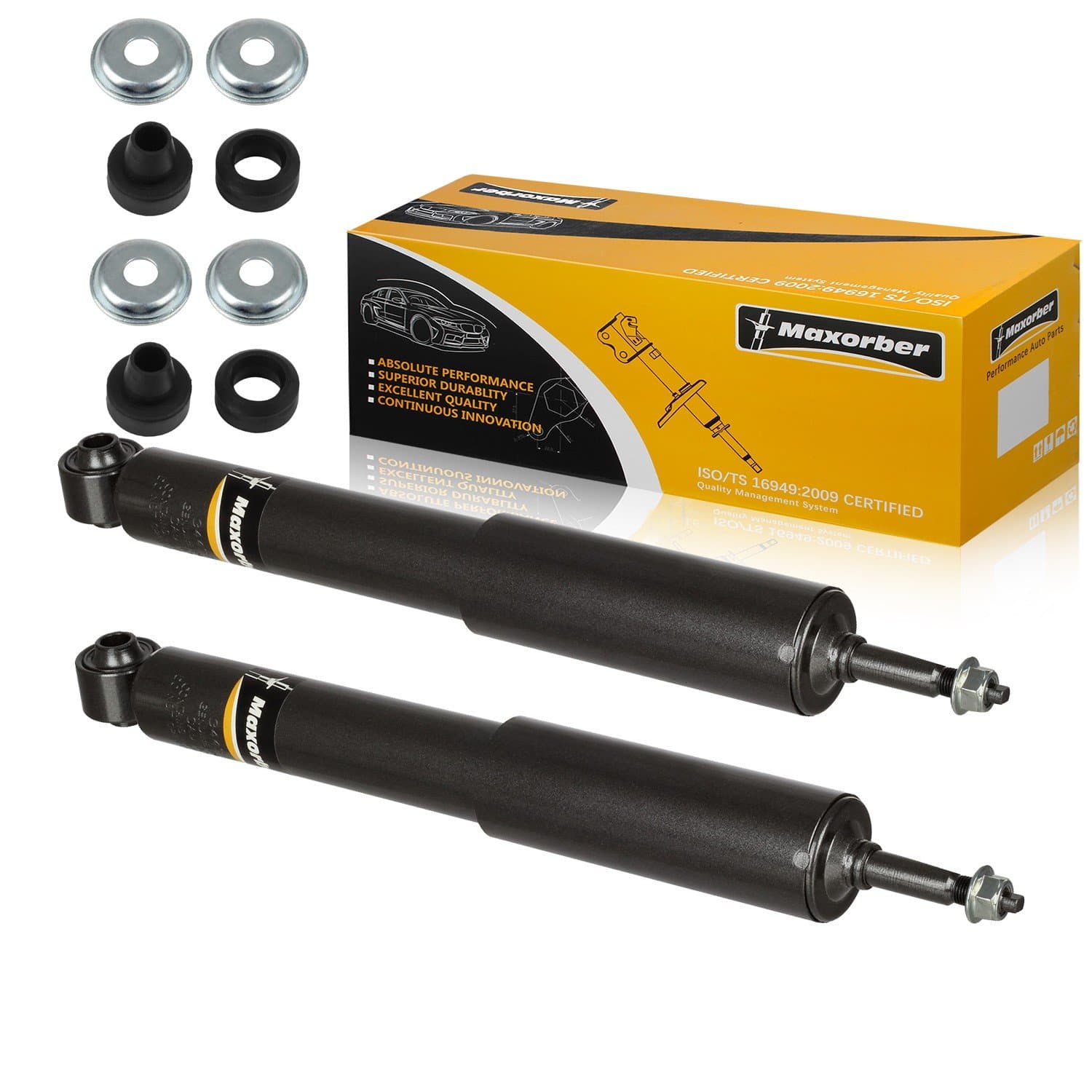 2 pcs Shocks Absorbers Fits 2002 203 2004 2005 2006 2007 for Dodge Ram 1500 344399 32392 Auto Shocks