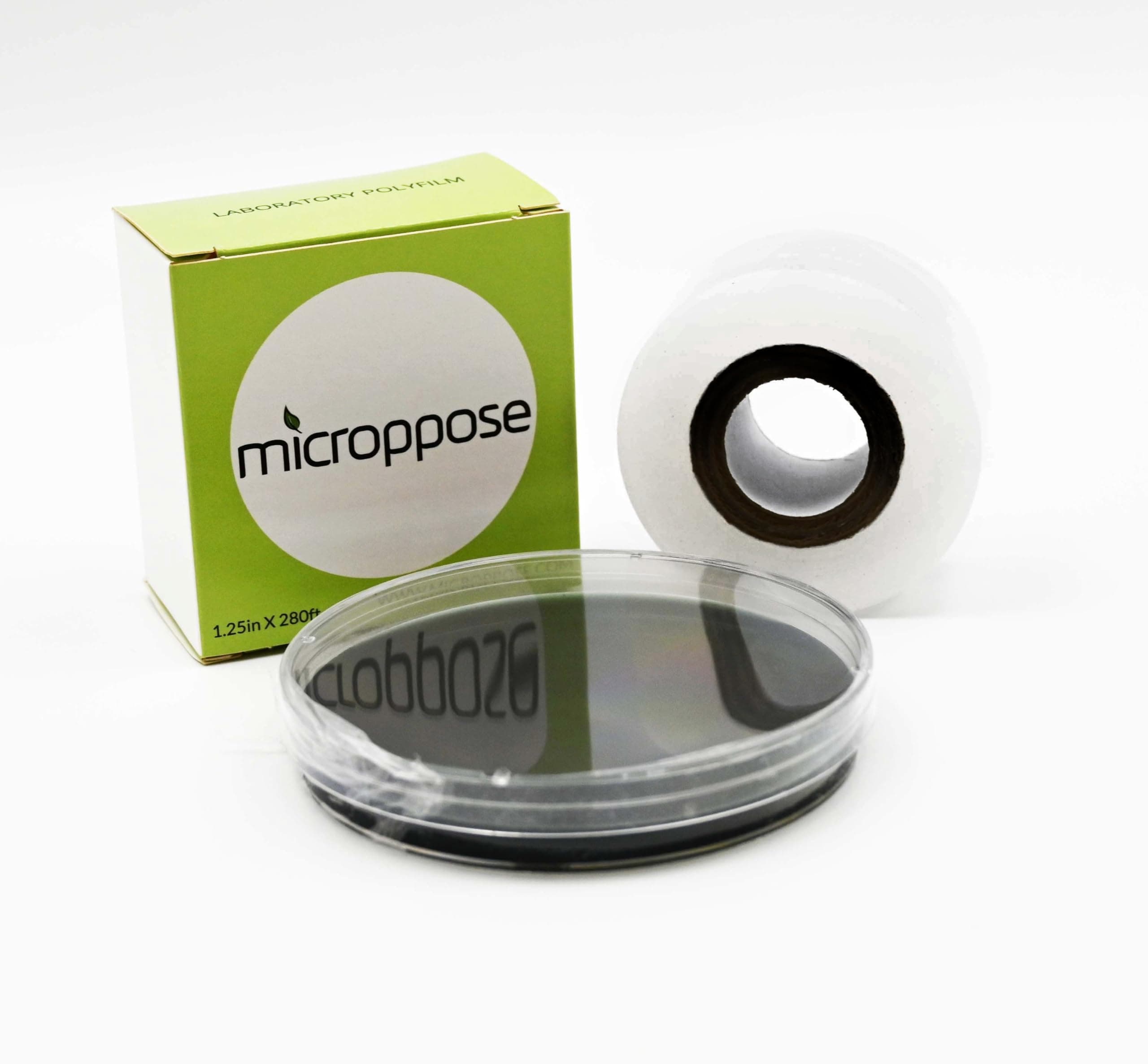 Microppose All Purpose Laboratory Clear Poly Film 1.25" x 280 ft