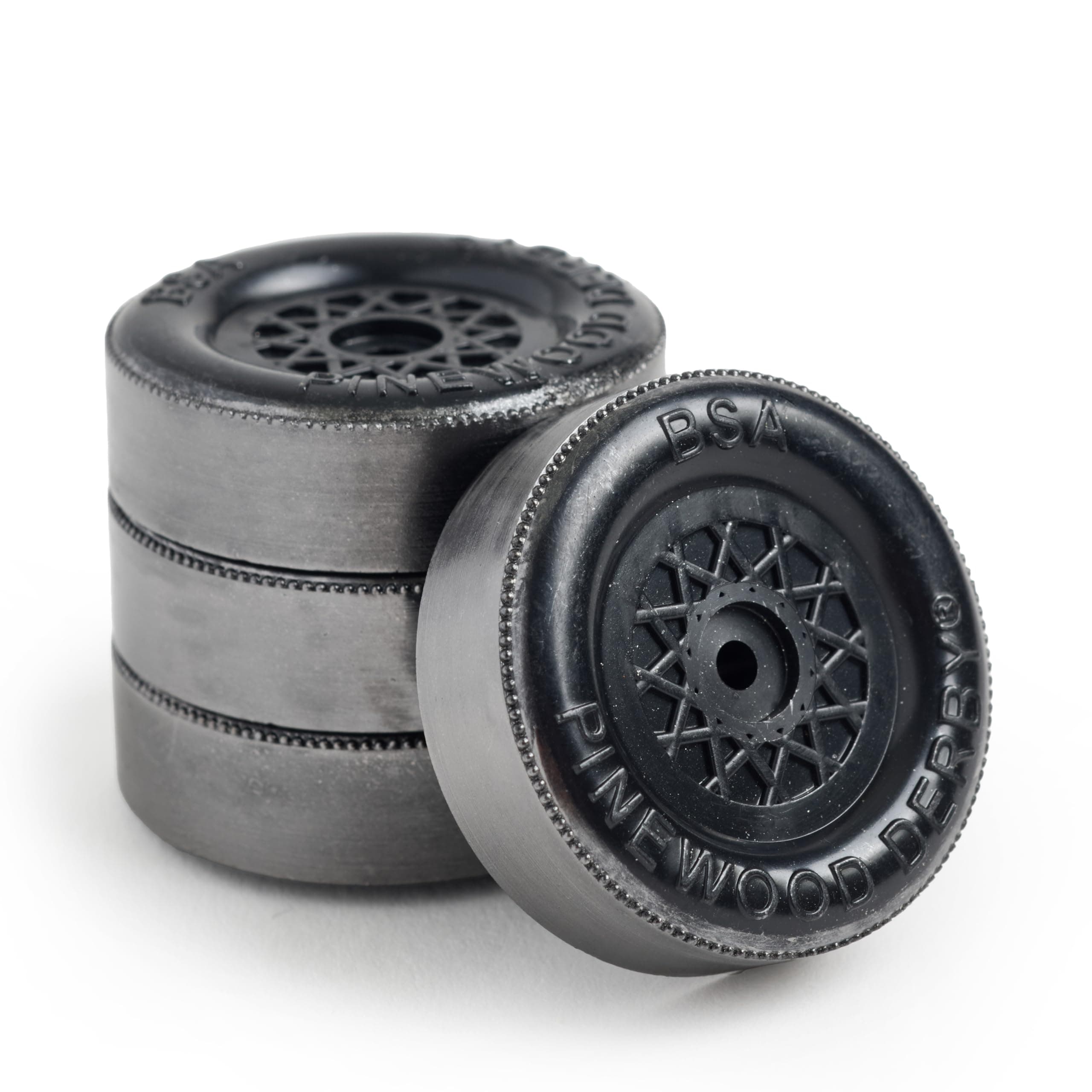 Pinewood Derby Wheels - PRO BSA Ultra-Lite Graphite Coated