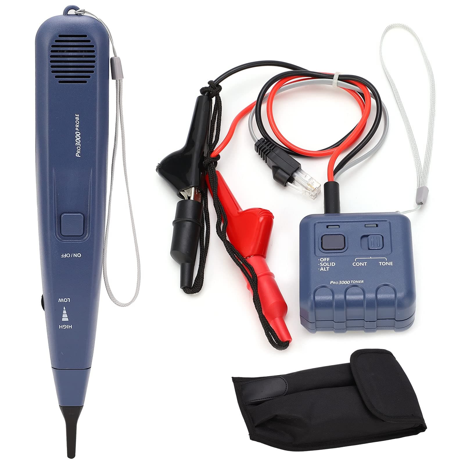 Pro3000 Tone Generator and Probe Kit, Technology, Handheld Telephone Line Circuit Finder Audio Generator Locator Cable Detector Tool