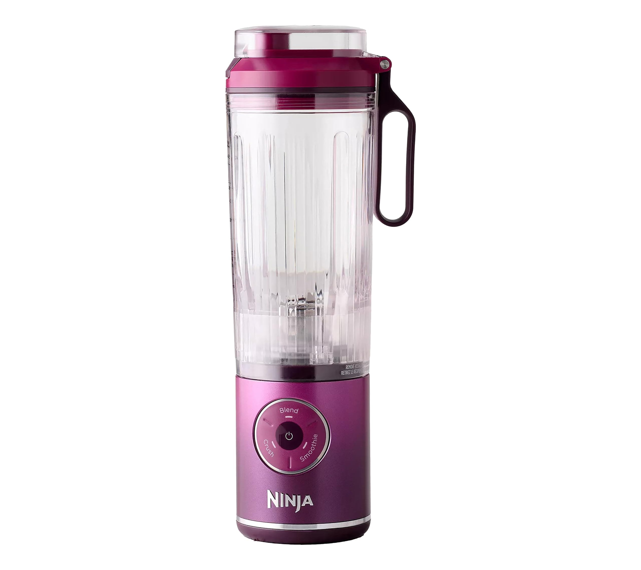 Ninja BC251QRD Blast Max Personal Cordless Blender for Smoothies, Blend, Ice Crush, 22 oz. Twist & Go Vessel, Cherry - Certified Refurbished