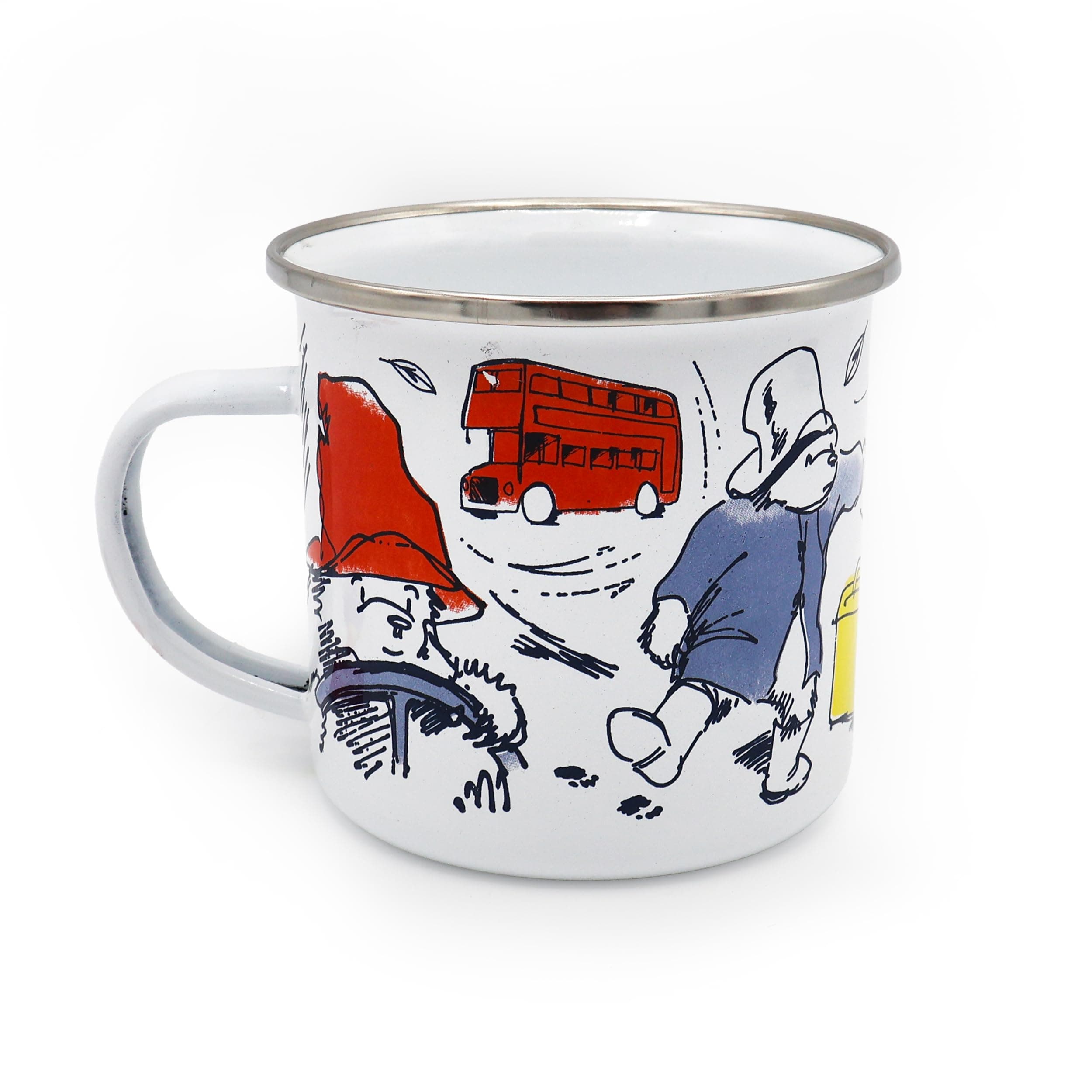 Robert Frederick Paddington Enamel Mug | Classic Bear Design | 320ml Durable Camping Mug | Dishwasher Safe Gift for Paddington Bear Fans