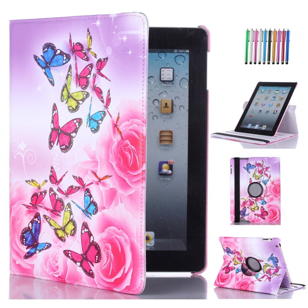 CULIKER Huawei MediaPad T3 10 Case, Slim Shell Stand Case Leather Rotating Cover for Huawei MediaPad T3 10 (9.6-Inch) Tablet