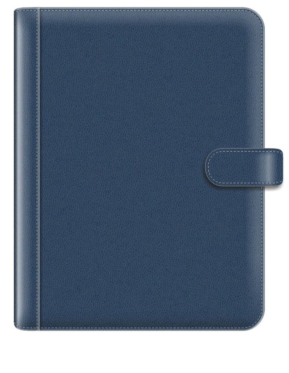 A4/Letter Size Snap Portfolio, Refillable, Navy (579260)