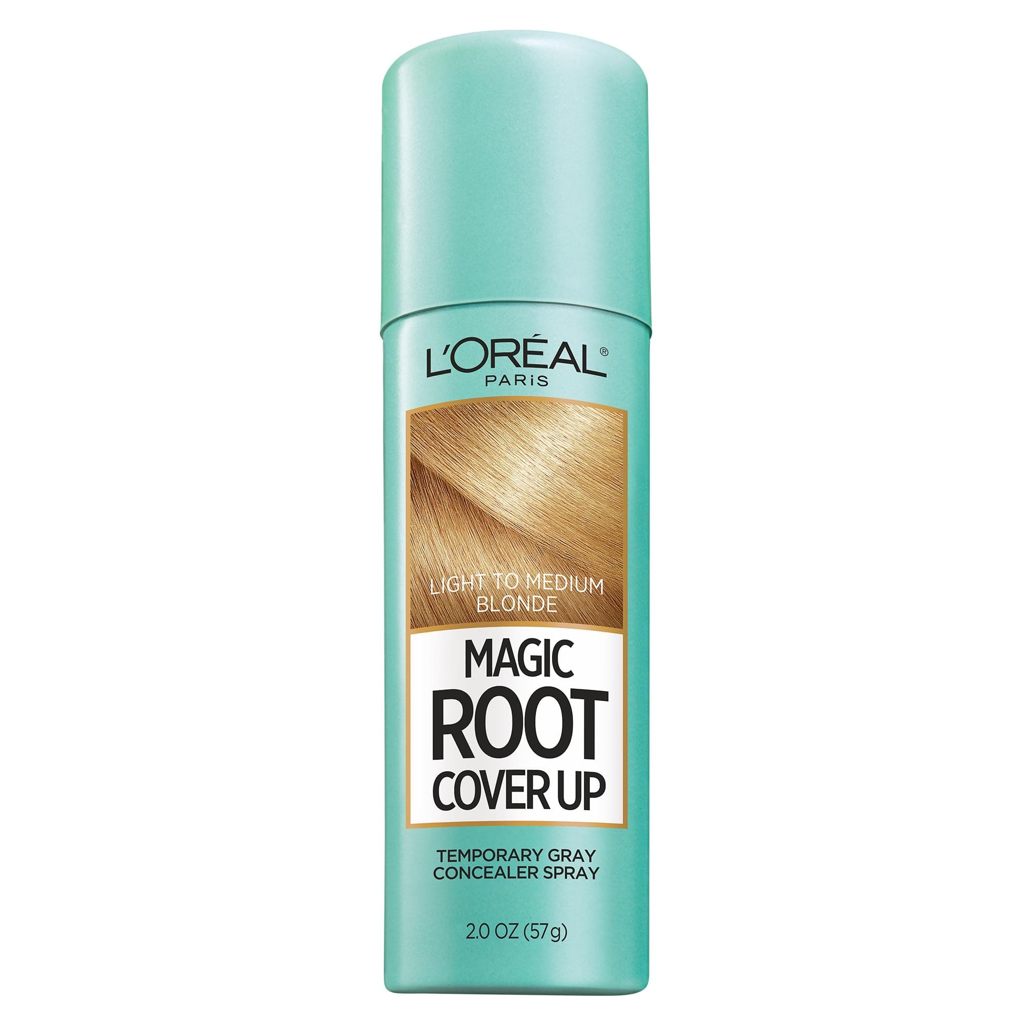 L'Oreal Paris Magic Root Cover Up Gray Concealer Spray Light to Medium Blonde 2 oz.(Packaging May Vary)