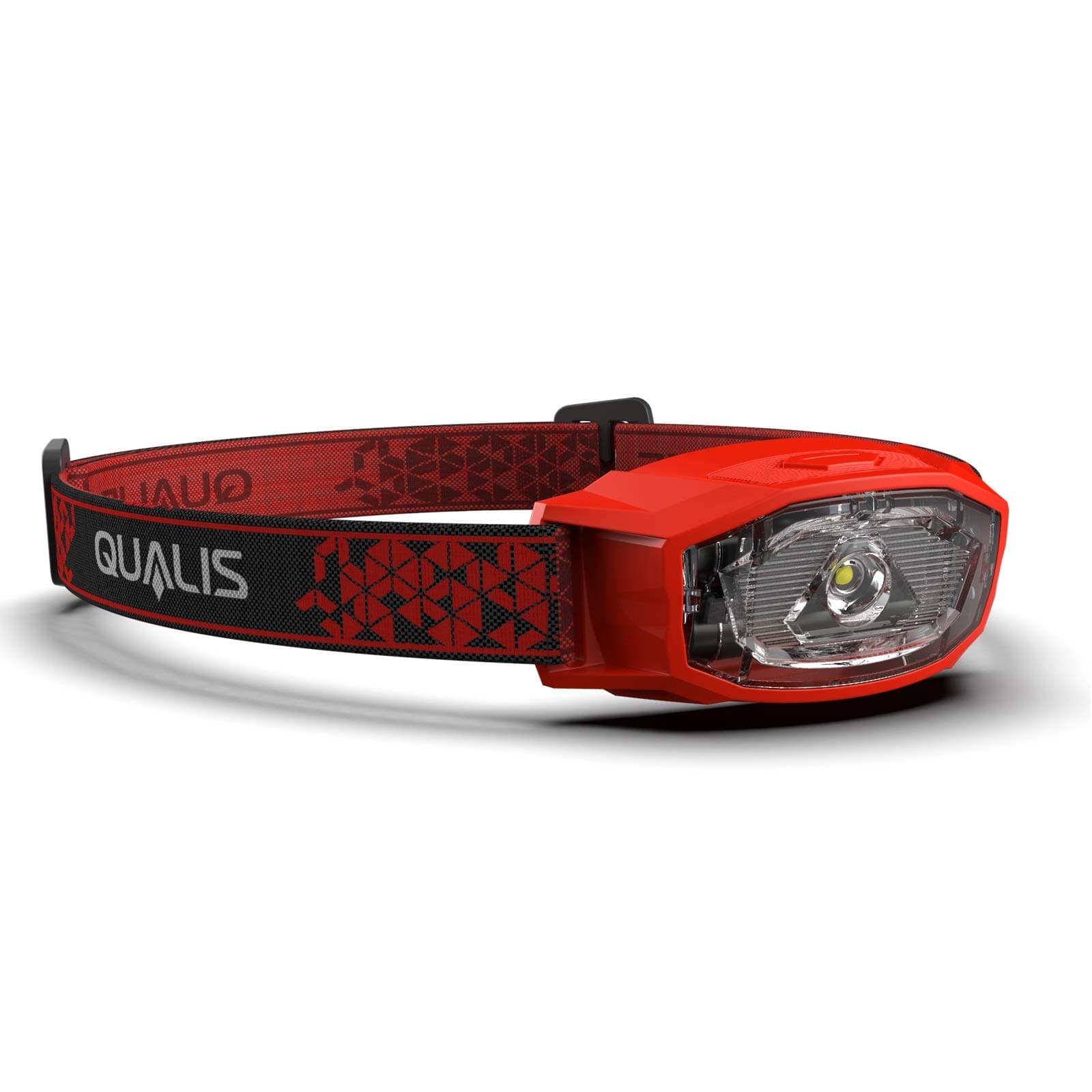 Qualis LED Headlamp Flashlight - 170 Lumens, Red Light, Waterproof, 4 Modes for Running, Outdoor, and Kids