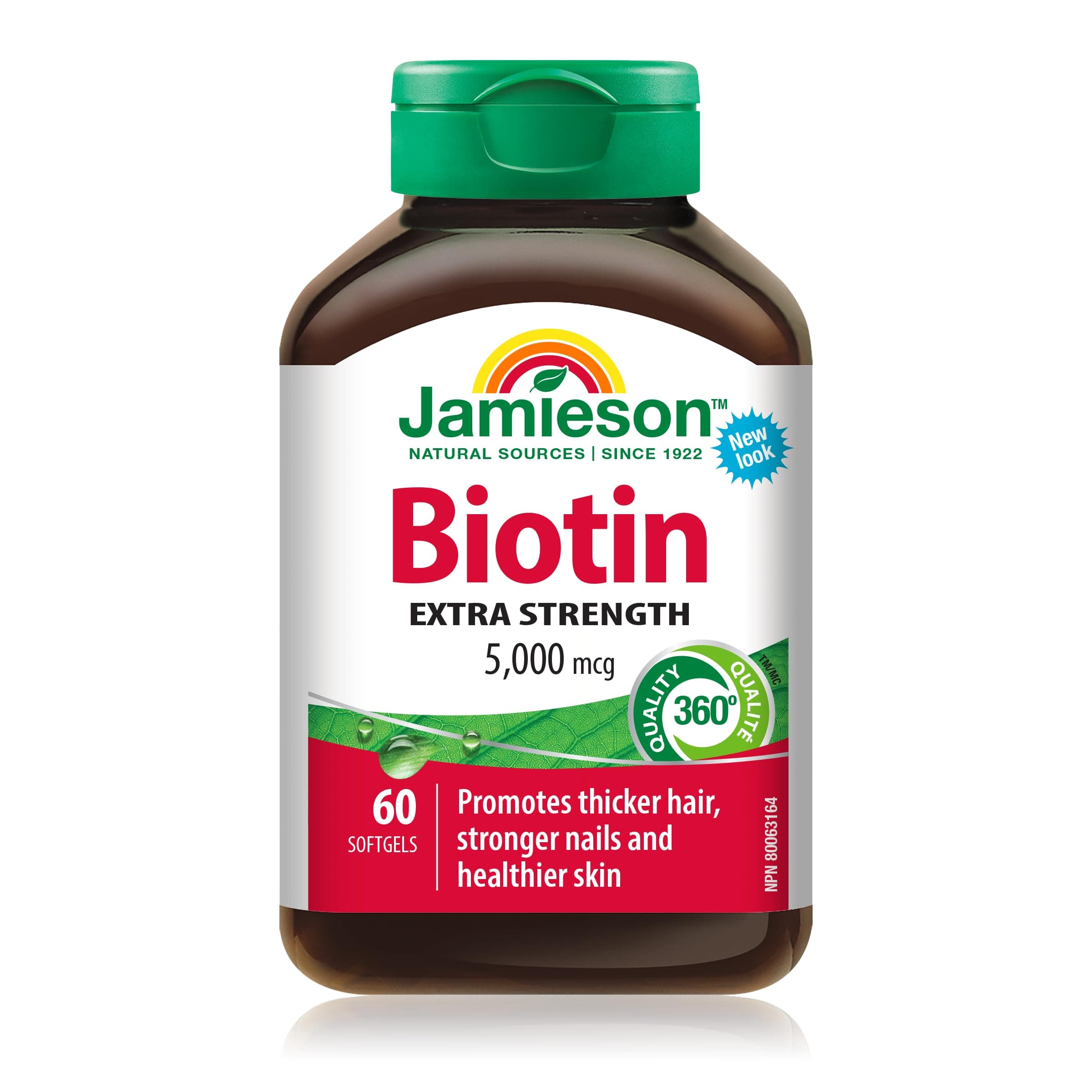 Jamieson Biotin 5,000 mcg 60 Capsules