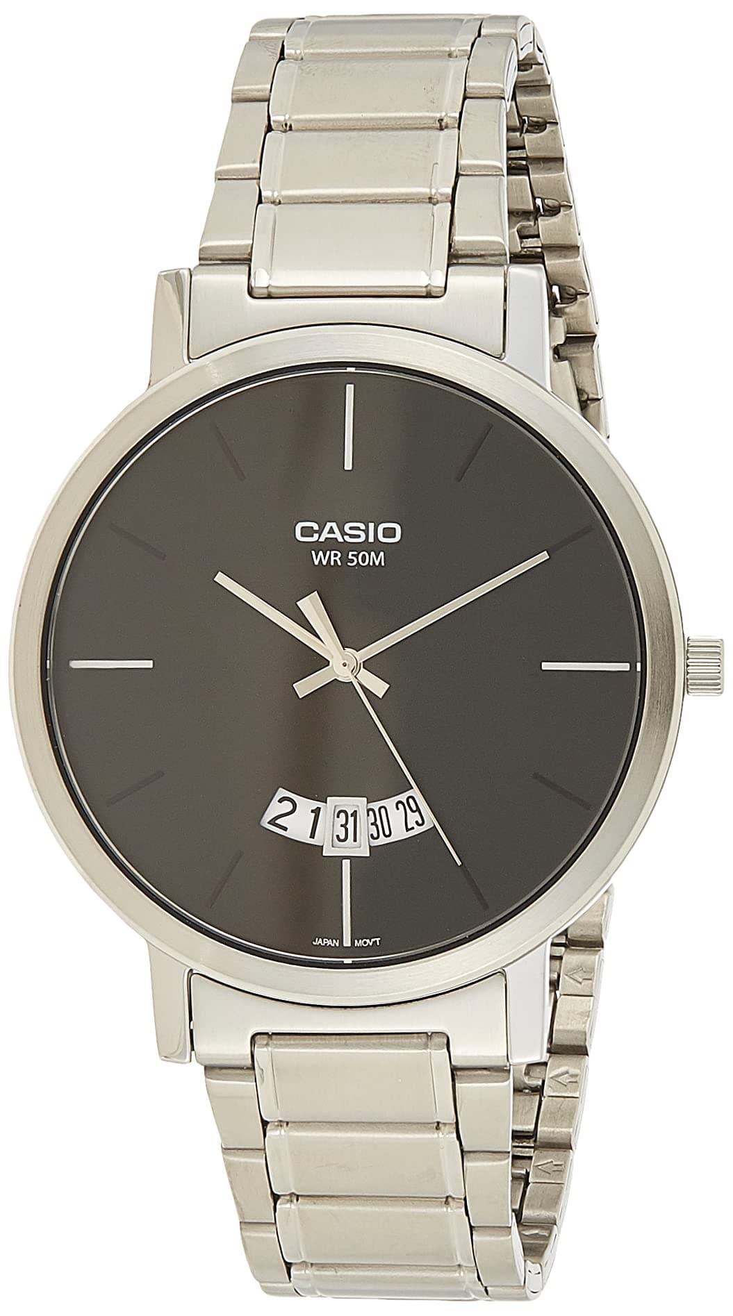 Casio Analog Black Dial Men's Watch-MTP-B100D-1EVDF