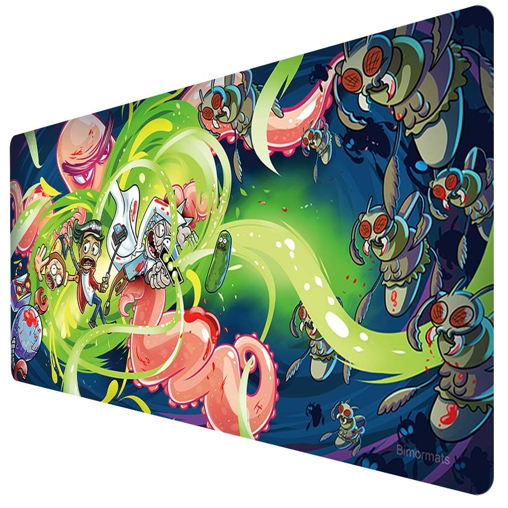 Extended Gaming Mouse Mat / Pad - Large, Wide (Long) Custom Professional Mousepad, Stitched Edges, Ideal for Desk Cover, Computer Keyboard, PC and Laptop (90x40 laotou020)