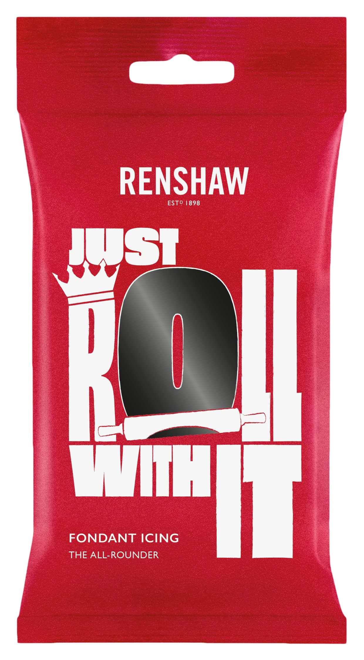 Renshaw Black Sugarpaste 8.8 oz (250 g) Ready Roll Icing