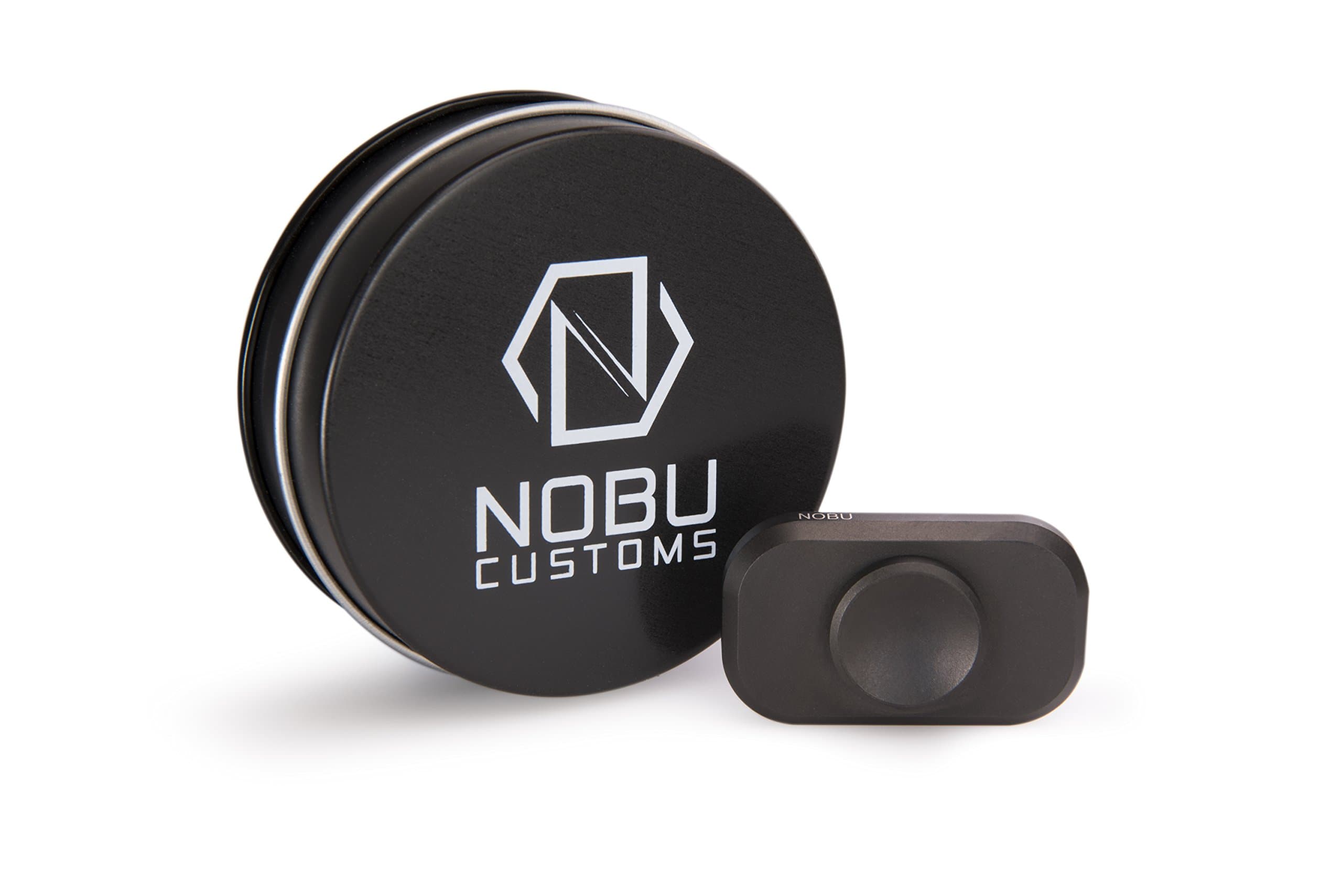 Minimalistic Brass Metal Fidget Spinner – EDC Fidget Anxiety Toy For Kids & Adults - Fiddle Sensory Toy For Fun Stress Relief, Boost Focus, Fight Autism, GAD, Bad Habits (Black)