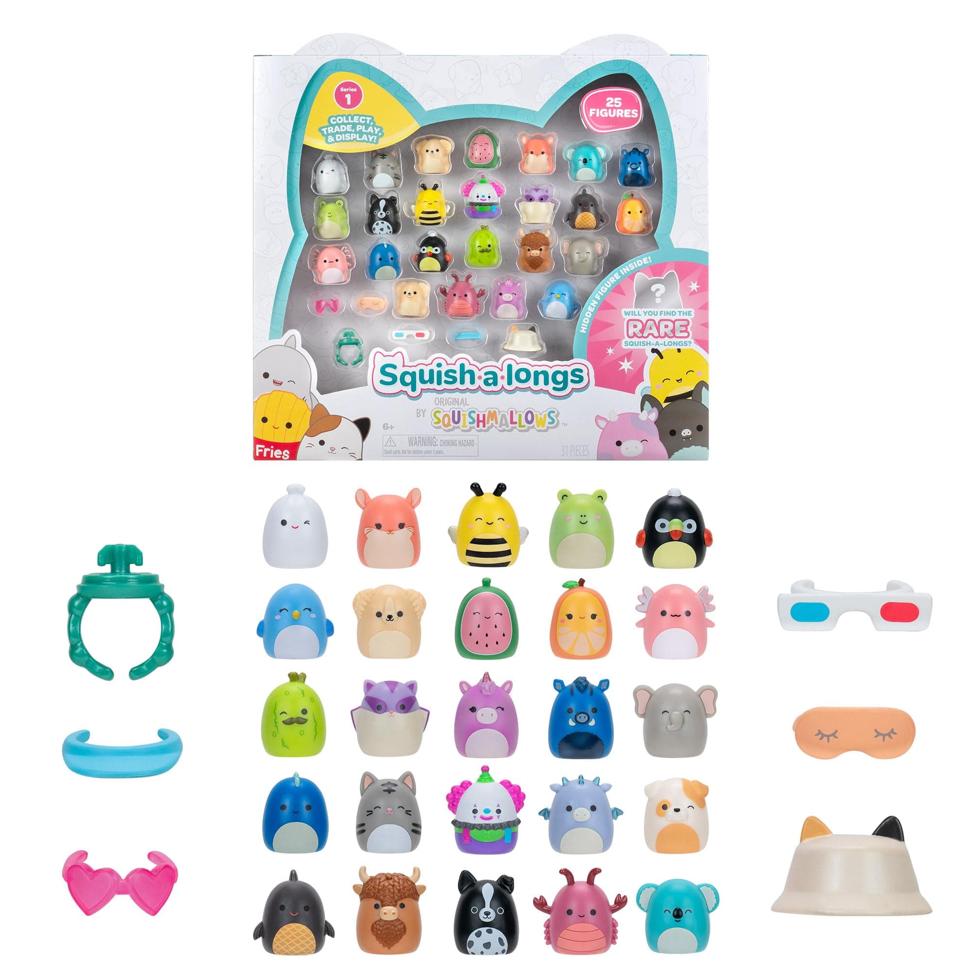 Squish-a-longs by Original Squishmallows 25 Pack - Series 1