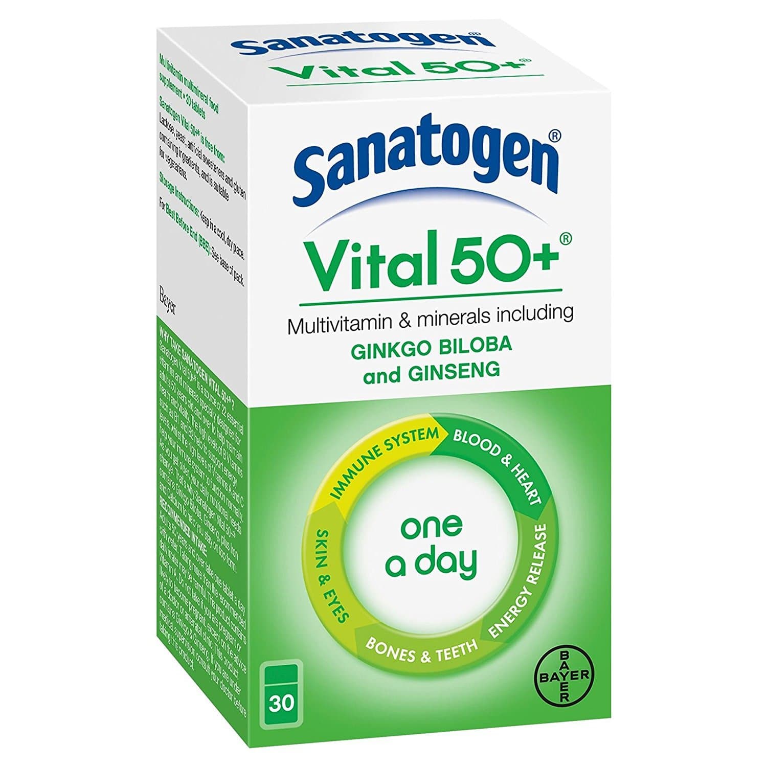 SANATOGEN 50 Plus Vital - Pack of 30 Tablets