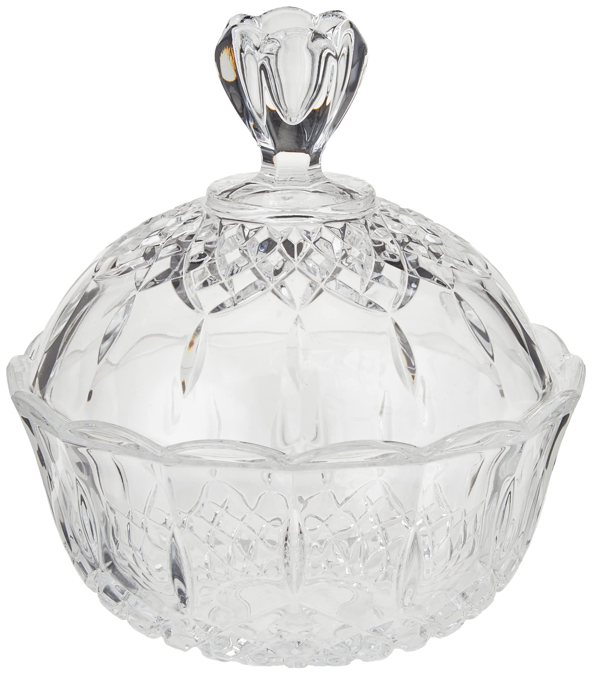 RCR Elegant Opera Crystal Candy Bowl, 8 Inches