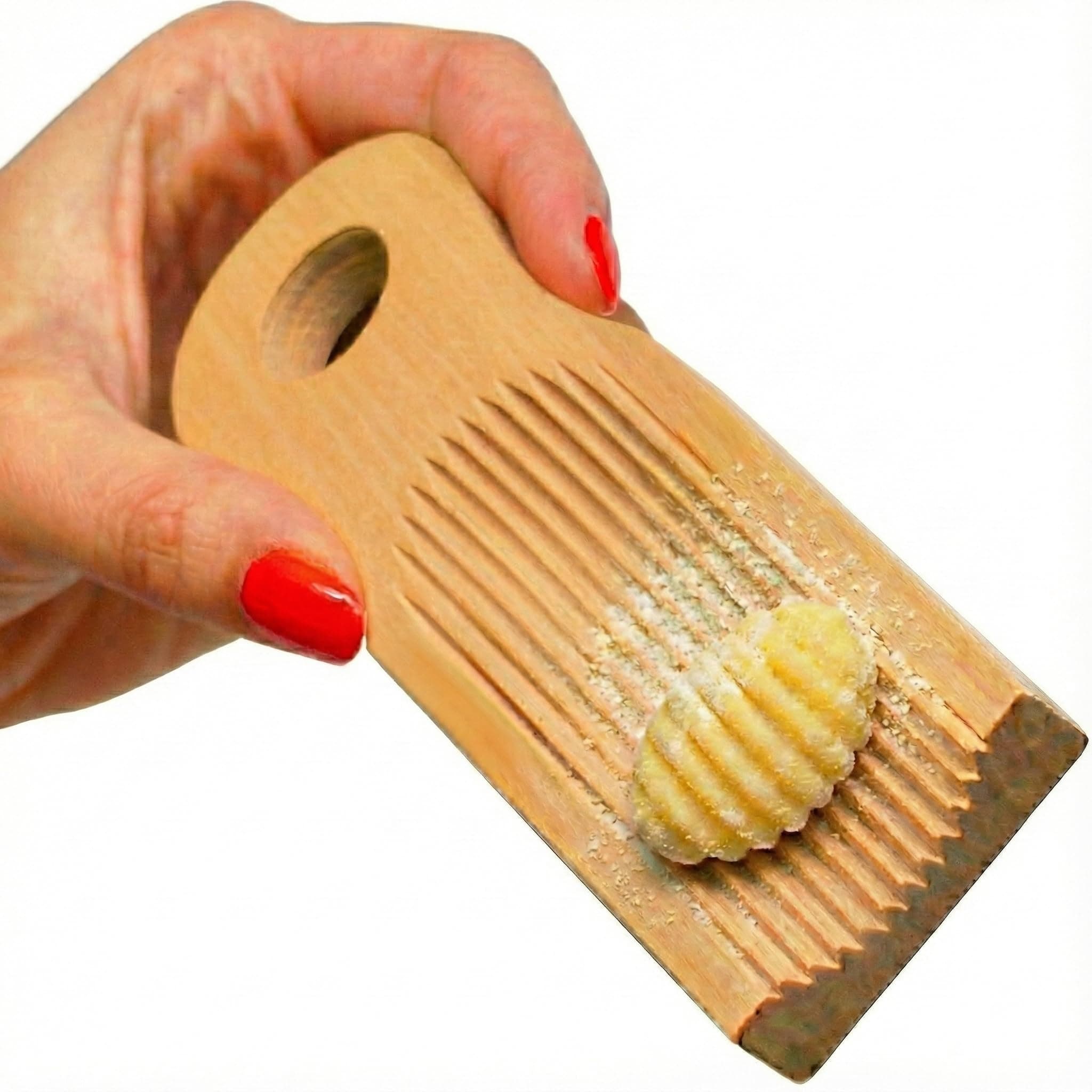 Authentic Gnocchi Board for Handmaking Italian Gnocchi Pasta.