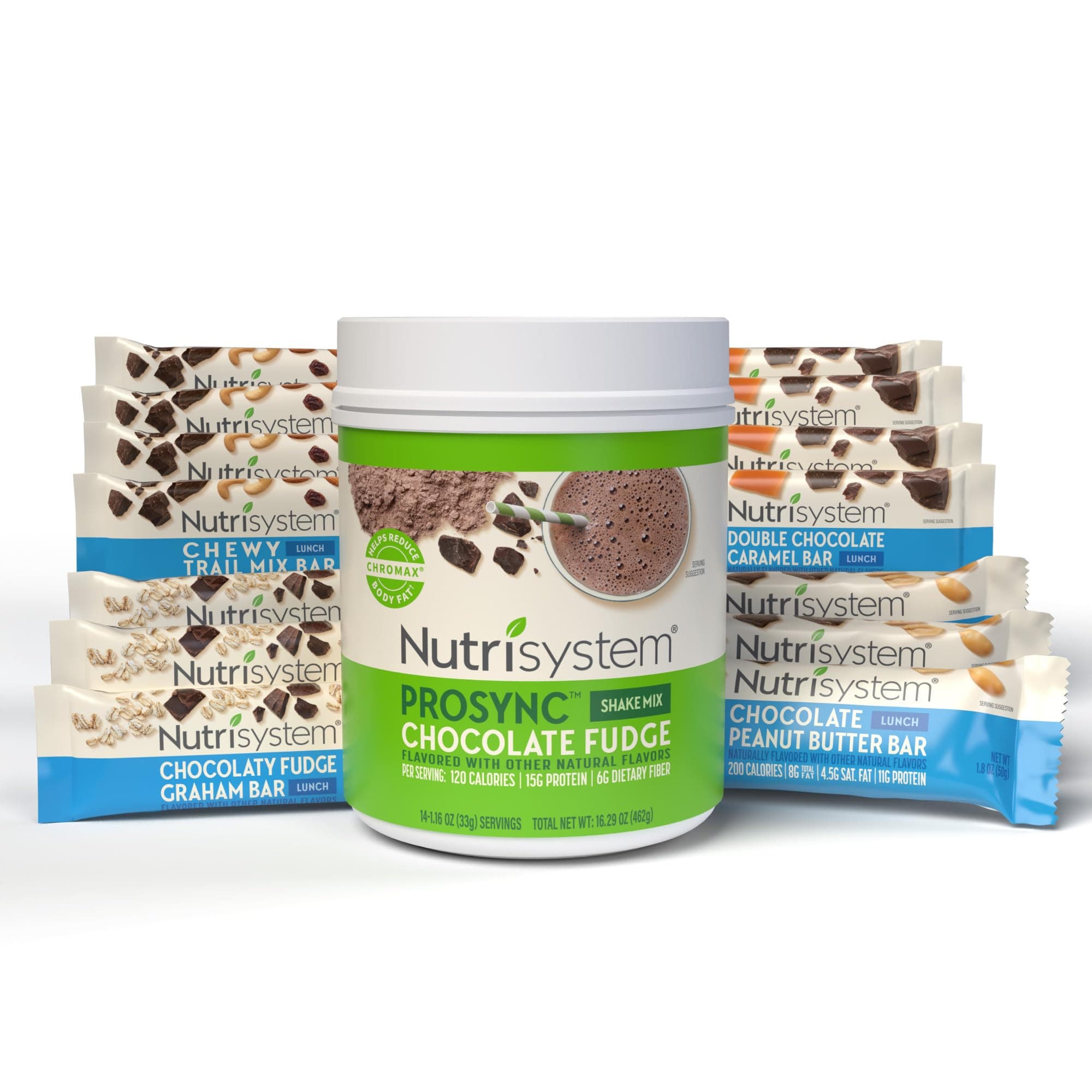 Nutrisystem® 14-Day Meal Replacement Kit with Lunch Bars & Shakes, 28 Servings