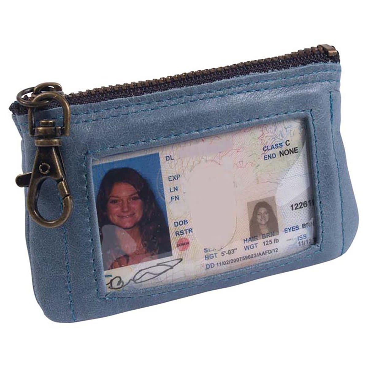 Allett Clip N Go Leather Blue