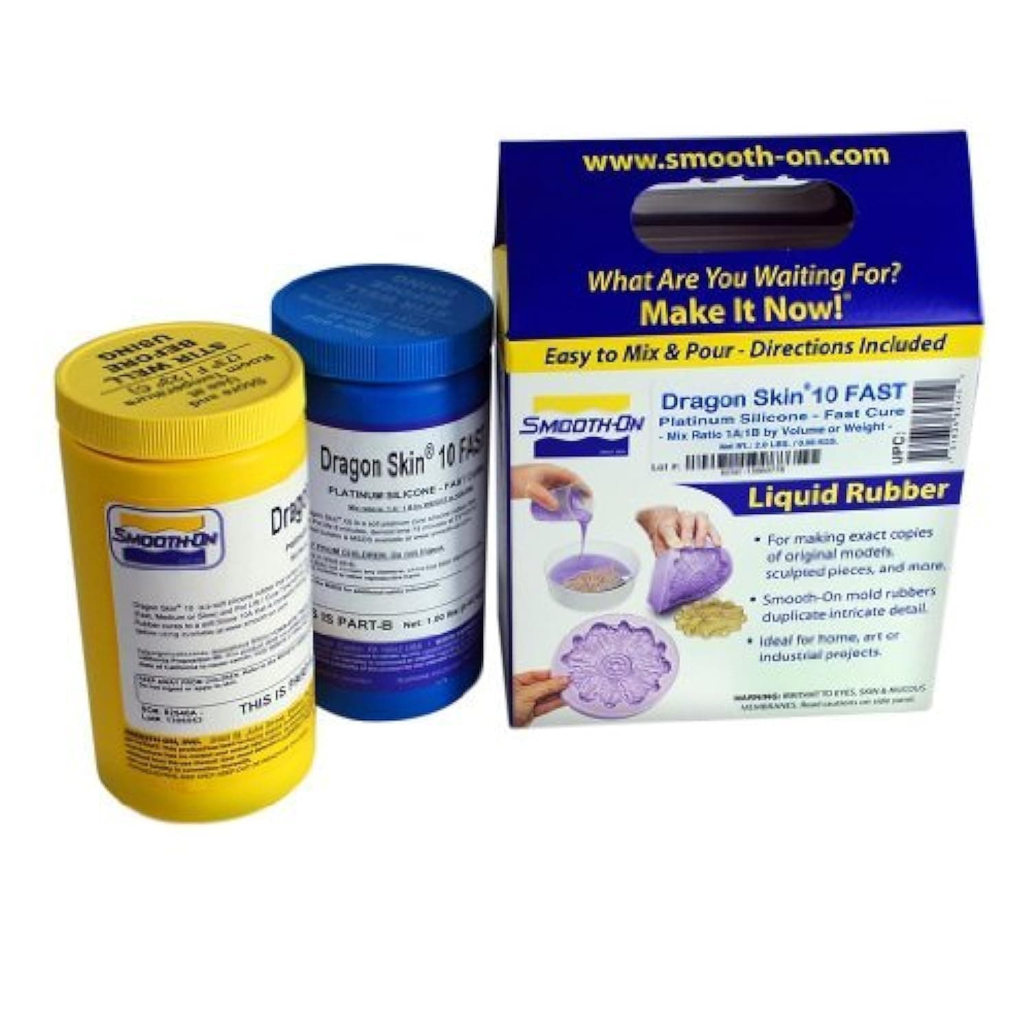 10 Fast - Addition Cure Silicone Rubber Compound - Pint Unit