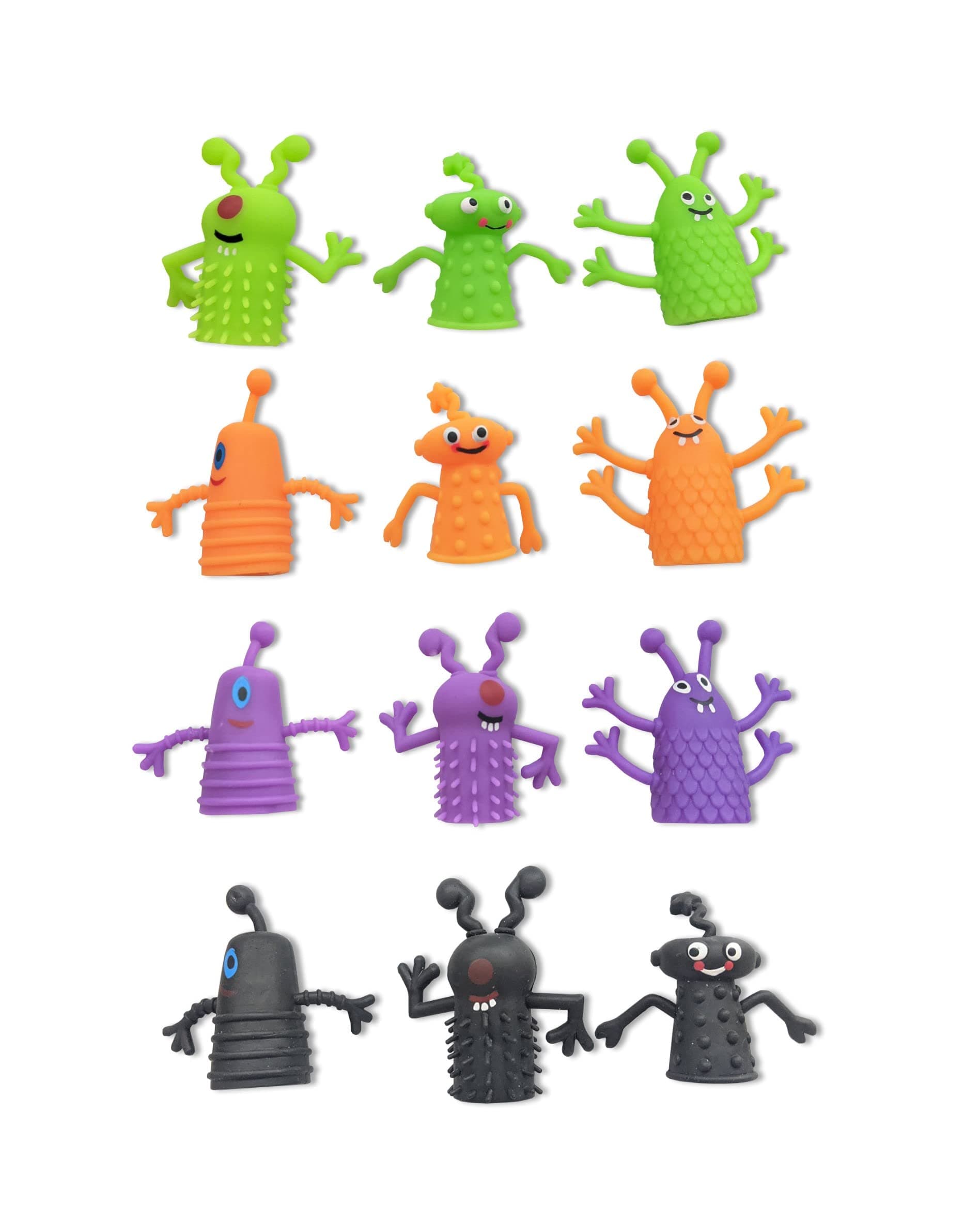 Crazy Cute Monster TPR Finger Puppet