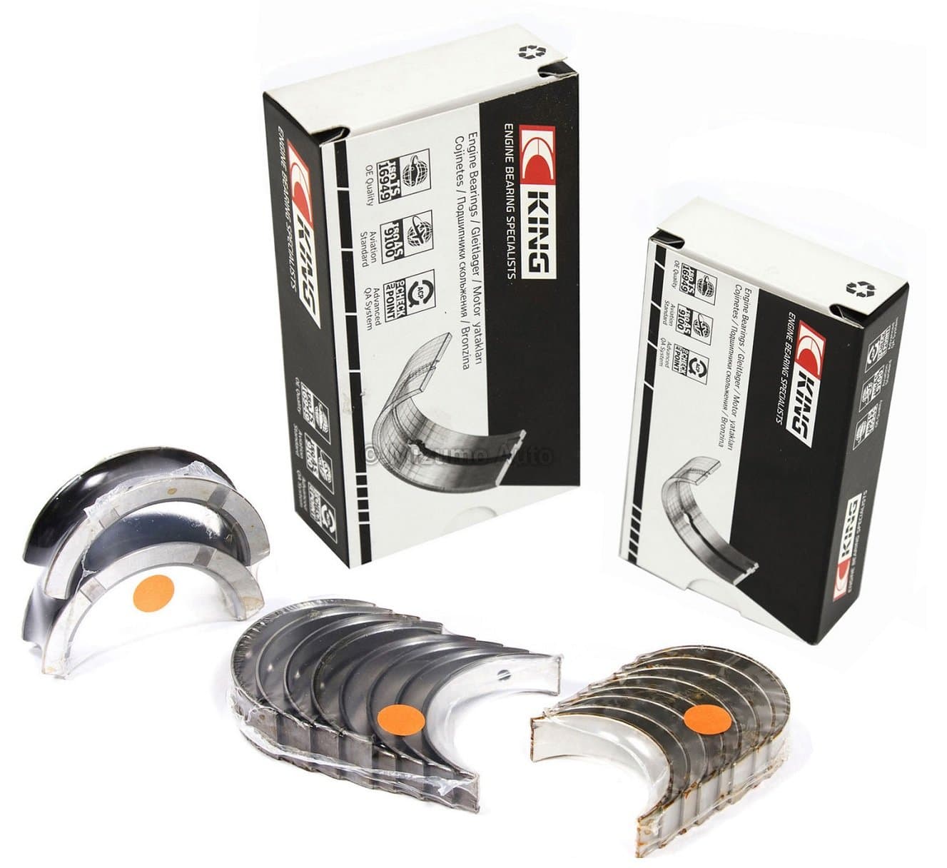 Connecting Rod & Main Bearings Kit Set Compatible with Ford 302 5.0L 289. Standard Size.