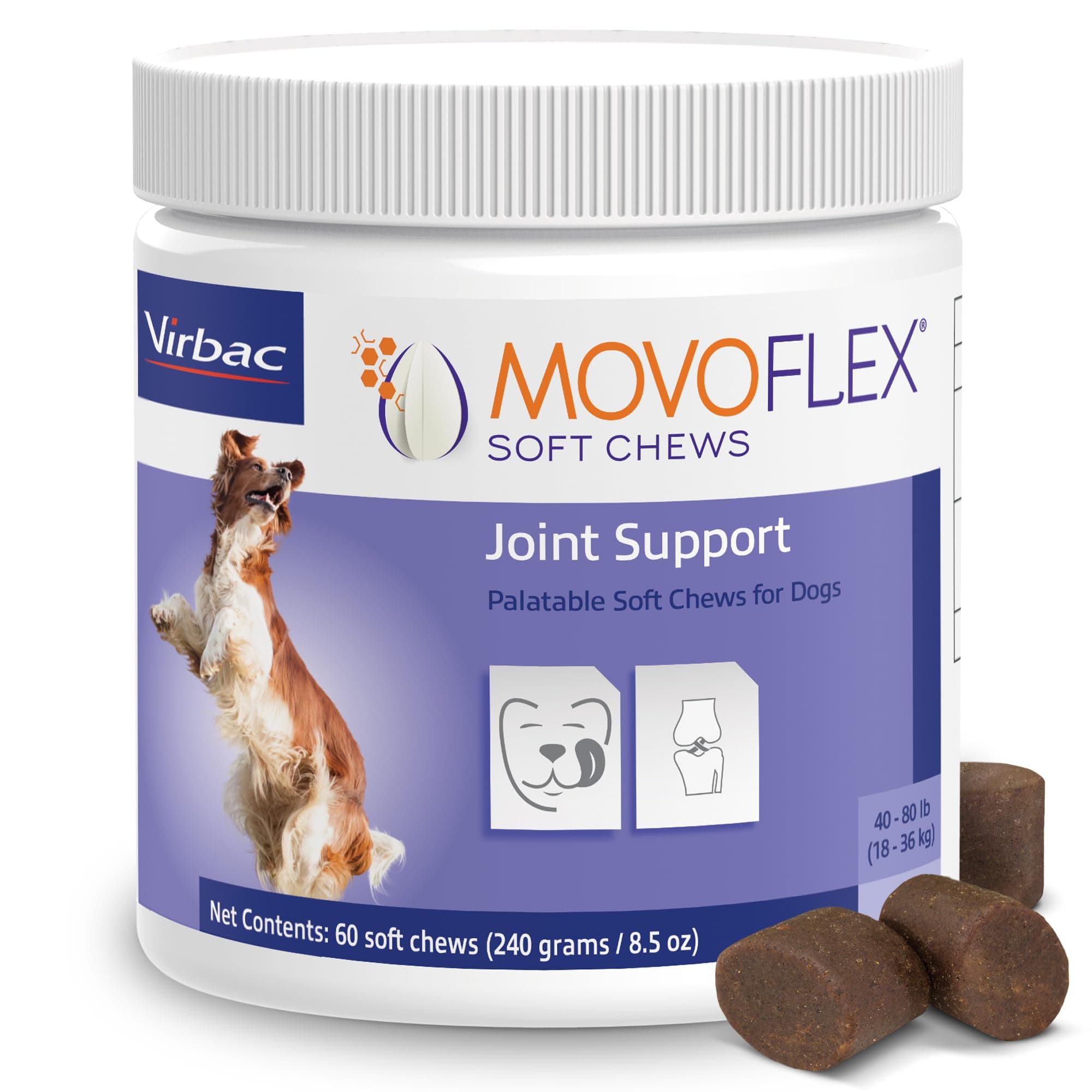 Movoflex Joint Support For Dogs Medium 60 Soft Chews