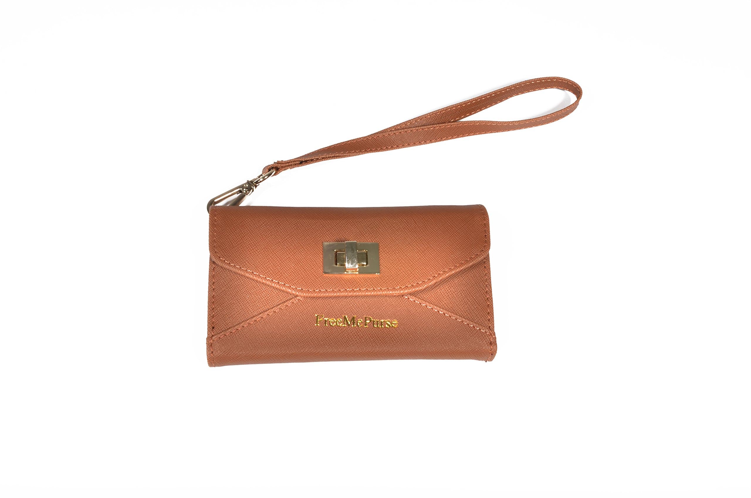 Cellphone Purse - Wristlet Clutch - Wallet Case for Iphone 5 with Intercangable Shoulder Chain and Wrist Strap