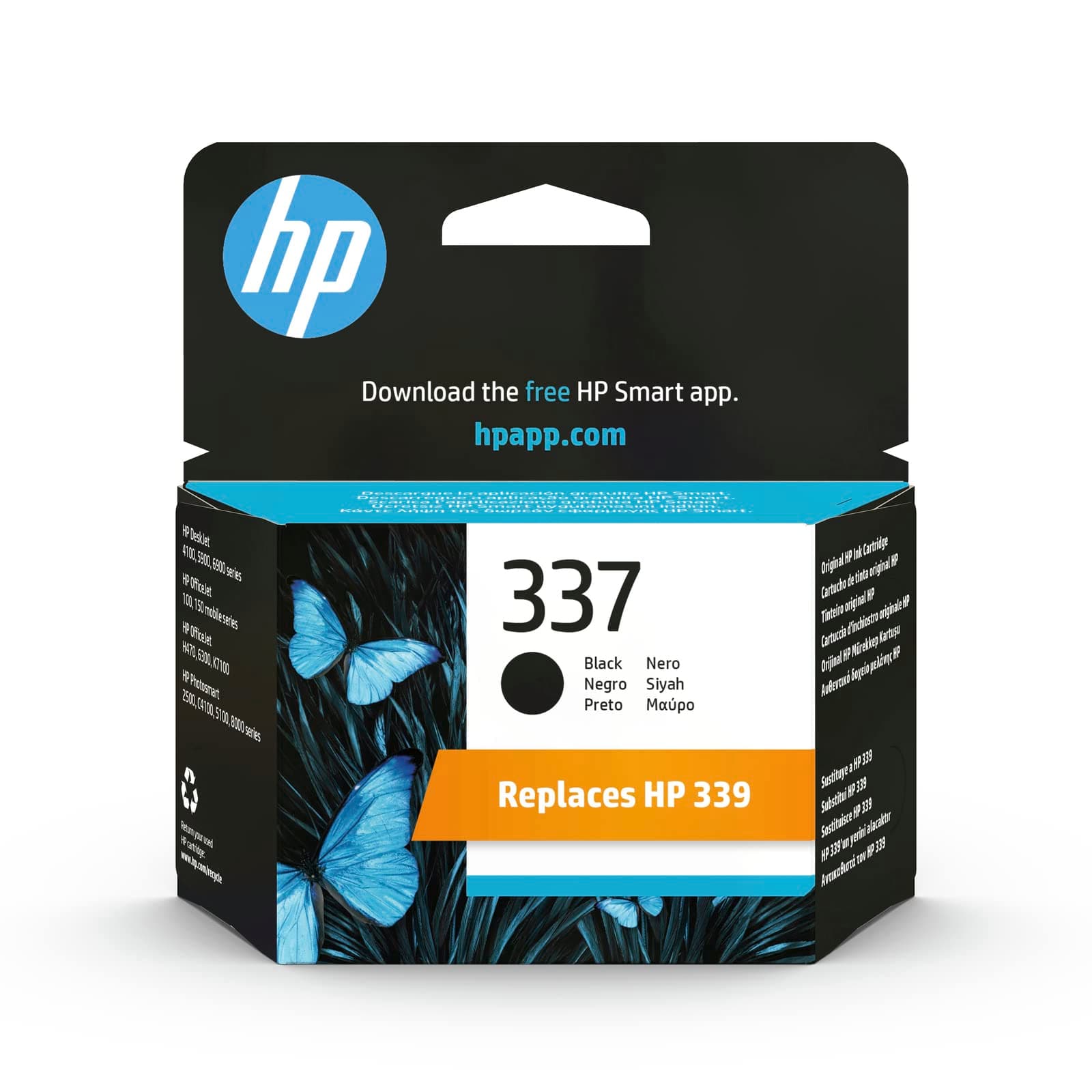 HP C9364EE 337 Black Original Ink Cartridge, Single Pack