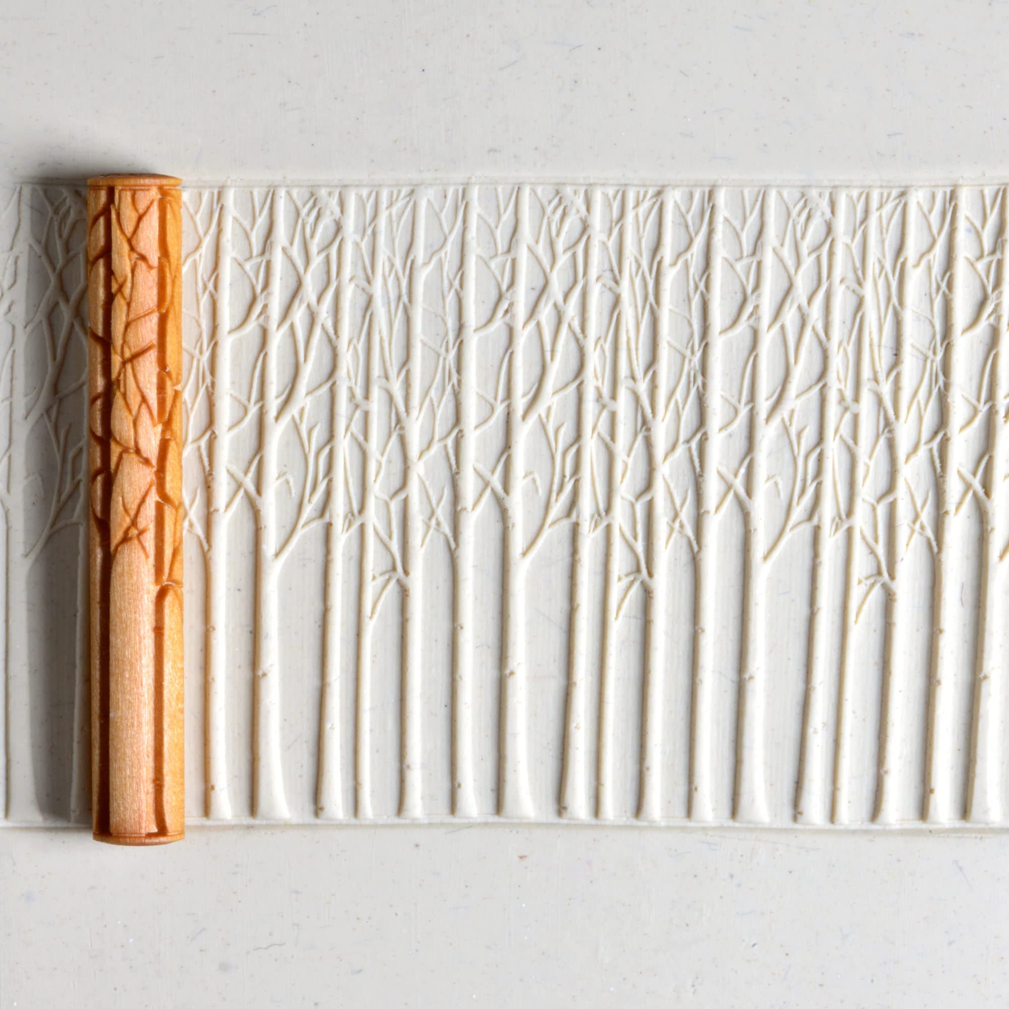 Wood Twig Rollers for Clay (Tw-33 Winter Woods)