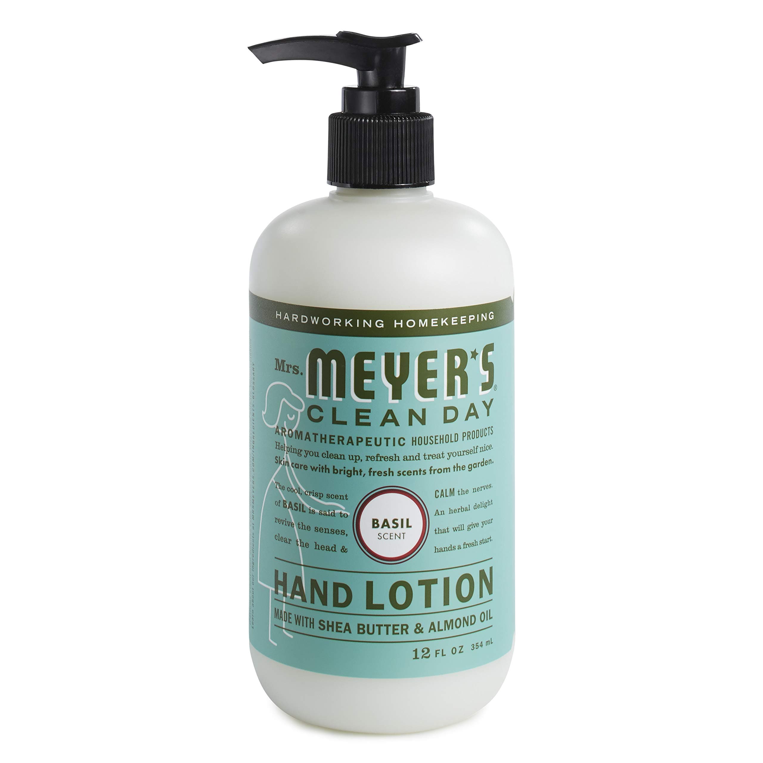 Mrs. Meyer's Hand Lotion, Basil, 12 OZ