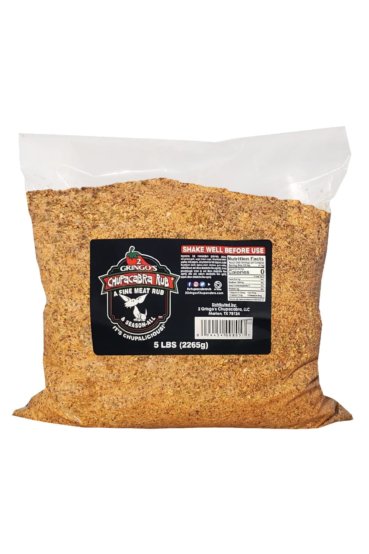 Original Fine Meat Rub, 5 lbs