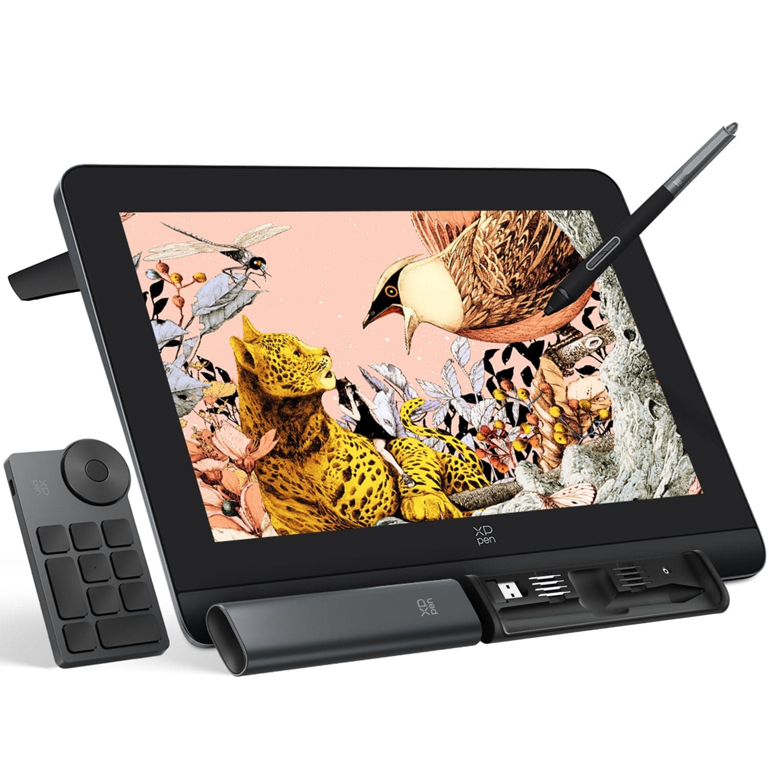 XP-PEN Artist Pro 16(Gen 2) Graphics Tablet, Digital Drawing Pad, Pen Tablet with 16 Inch QHD Screen, Monitor with Mini Direct Keyboard Shortcut, Fully Laminated with Stand, Smart X3 Pro Chip
