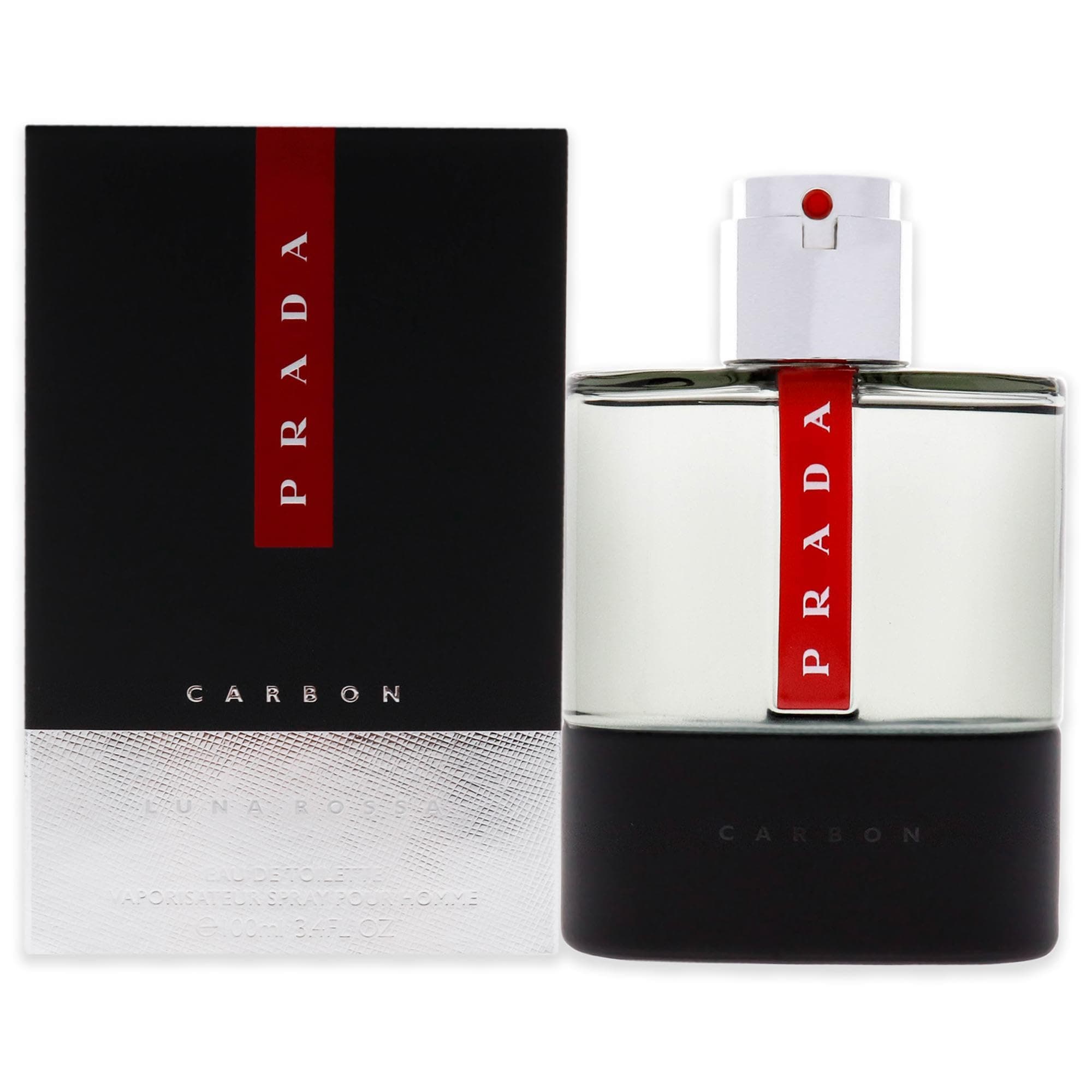 Luna Rossa Carbon Eau De Toilette Spray 100Ml, Multi, 3.4 Ounce