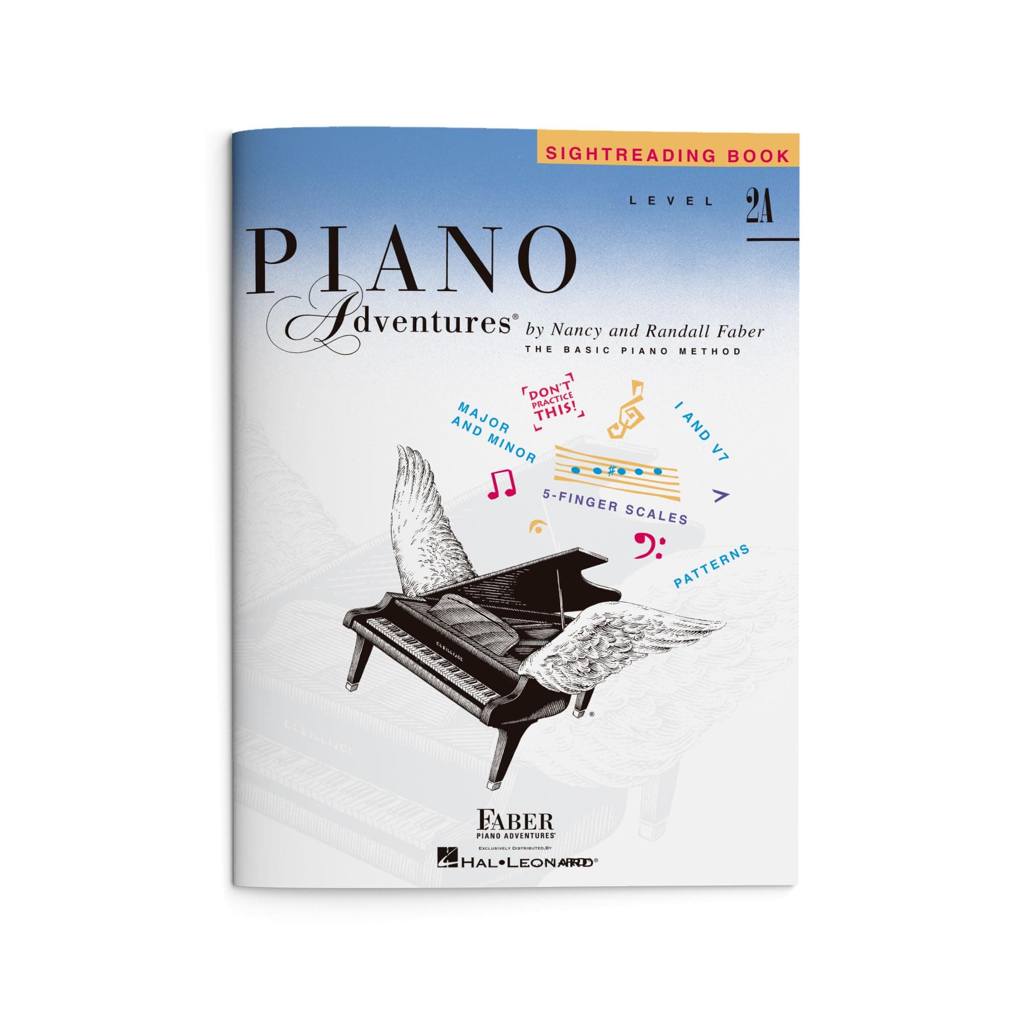 Piano Adventures: Sightreading Book - Level 2A | Beginner Piano Sight Reading Exercises for Students | Educational Sheet Music for Kids | Develop Note Reading Skills | Faber Piano Book