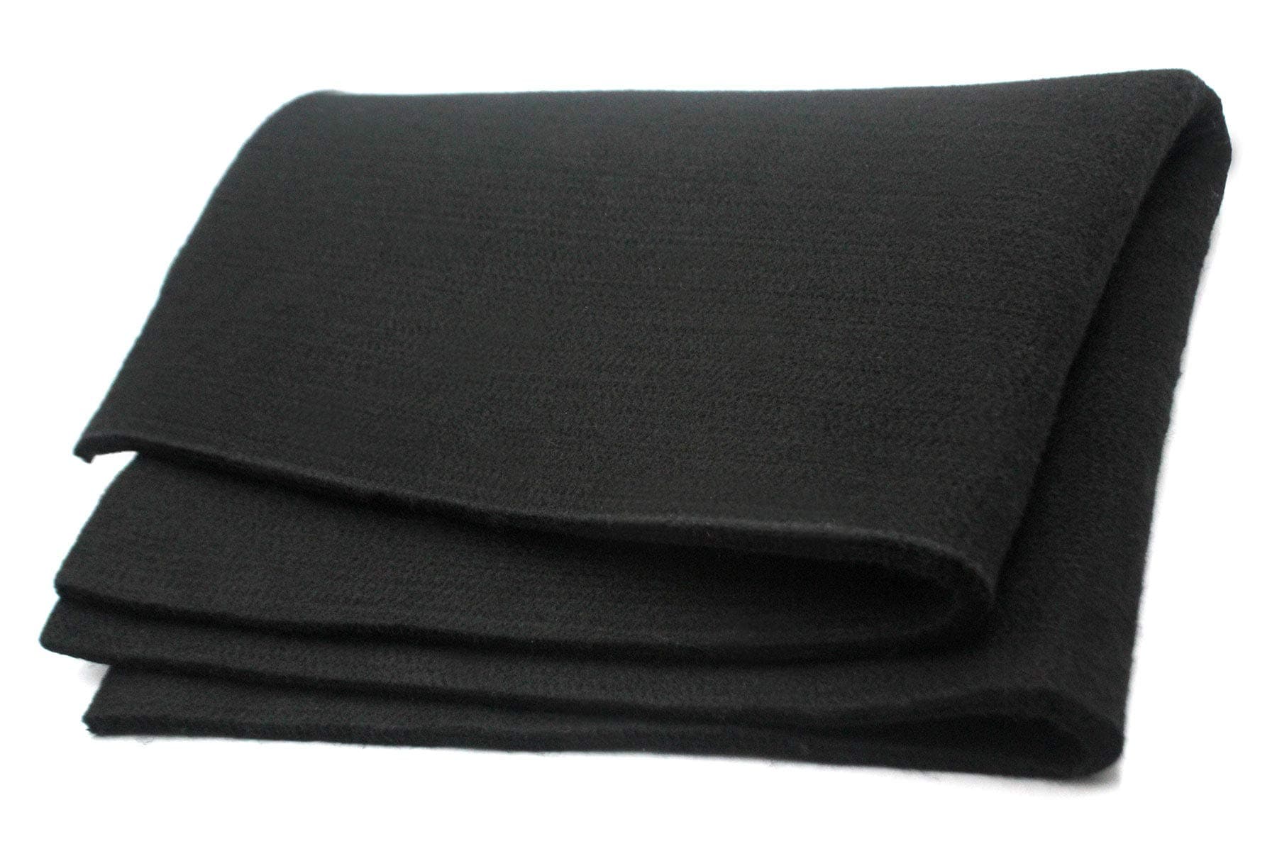 Welding Blanket Felt Carbon Fiber Fire Blanket Protect Work Area from Sparks Black (24 x 18 x 0.24inches)