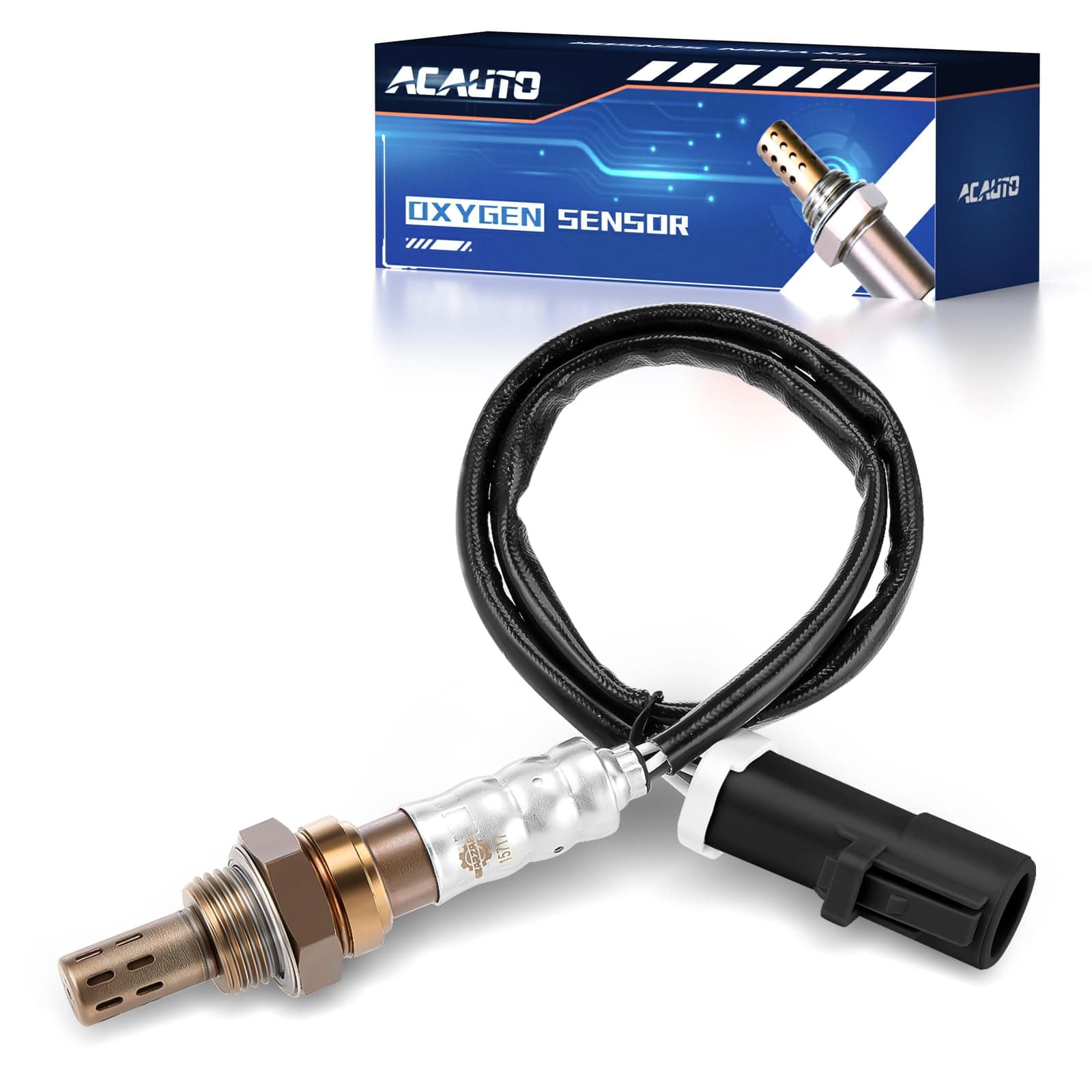 15717 Oxygen Sensor O2 Sensor Upstream Downstream Compatiable with Ford F-150 F250 F350 Ranger Escape Explorer Mustang Foucs Expedition Mazda Lincoln Jaguar Mercury Aston Martin 15716 15718