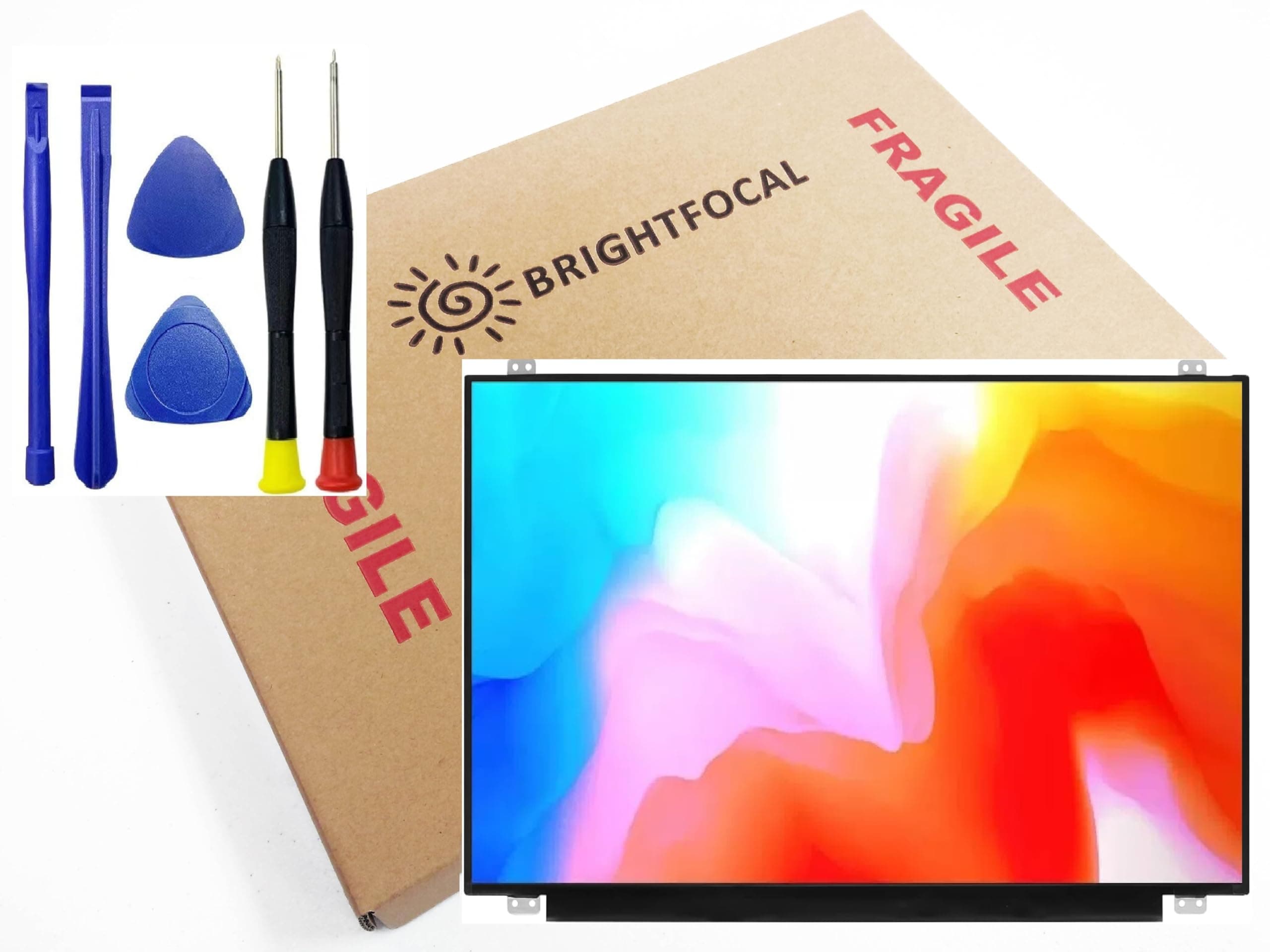 BRIGHTFOCAL New Screen Replacement for Lenov o ThinkPad T450 T450S 14.0" Full-HD FHD 1920 x 1080 1080p LED LCD Screen Display Matte 04X5914 04X4046 04X4932 with Tool