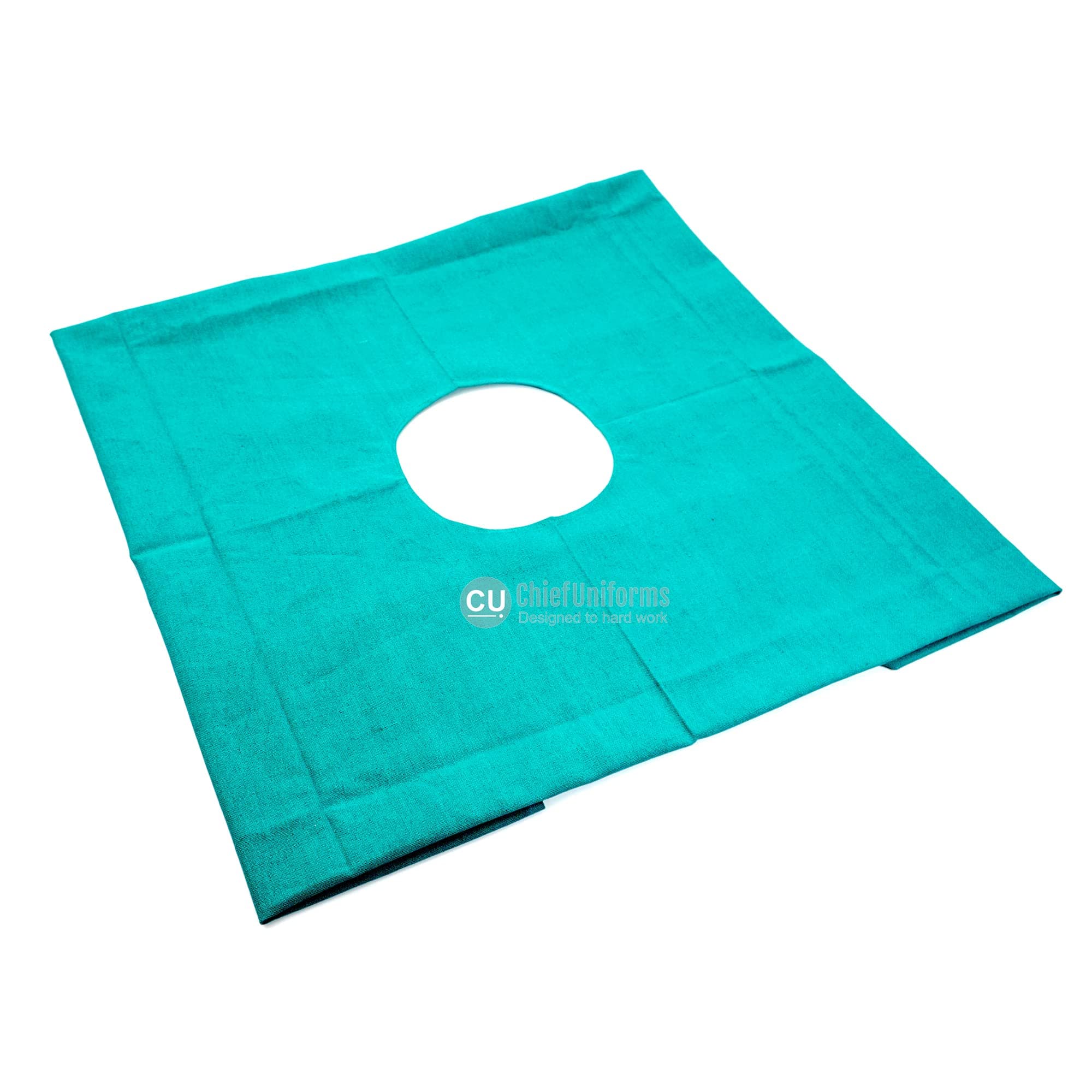 Reusable Cotton Surgical Drape Sheet with Hole (Size: 36Inch X 72Inch, Colour: Green)