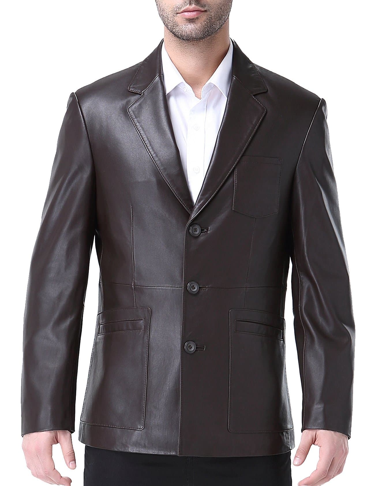 Airborne Leathers Men's Lamb Leather Blazer