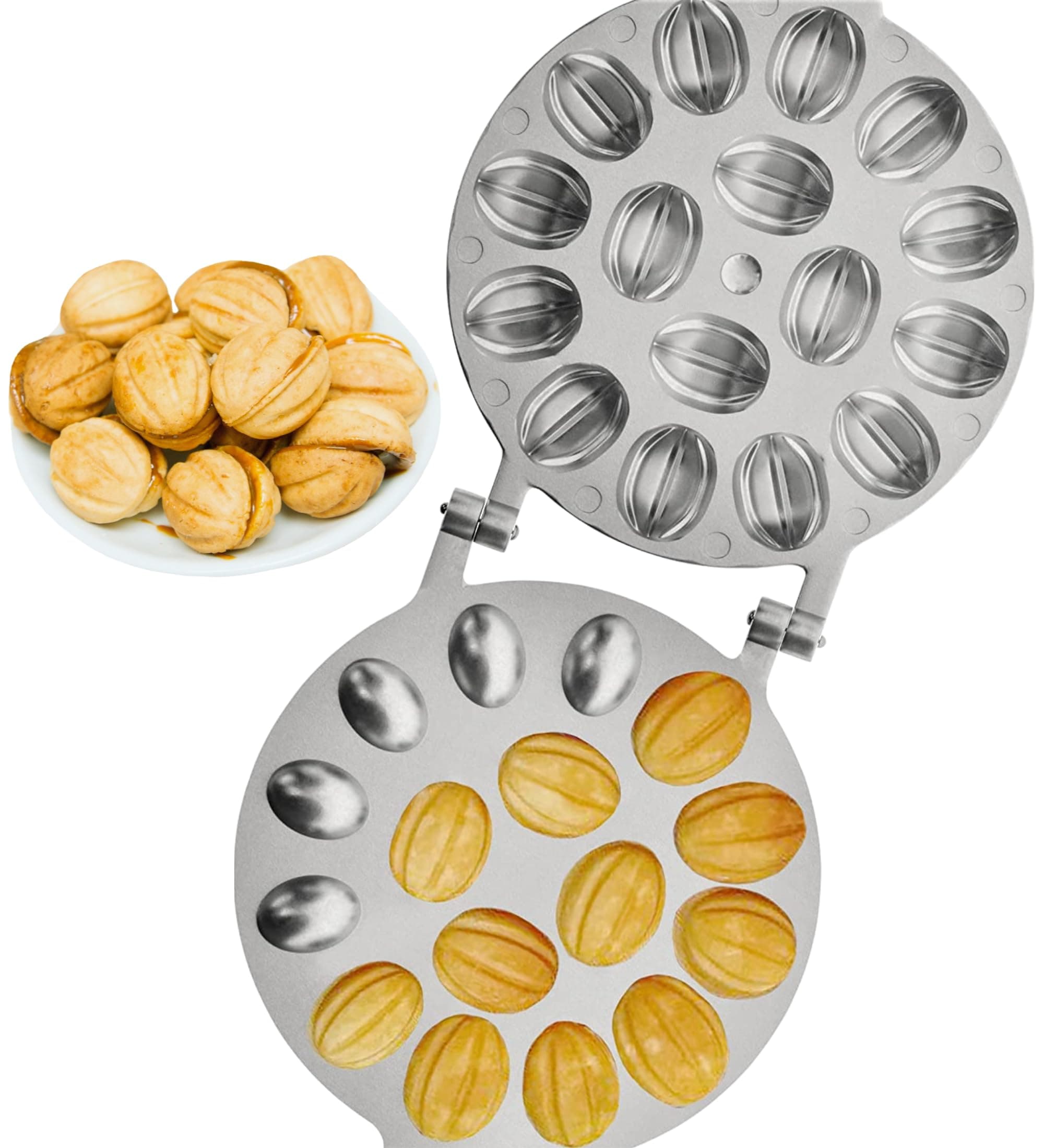 Non-stick Walnut Cookie Mold 16
