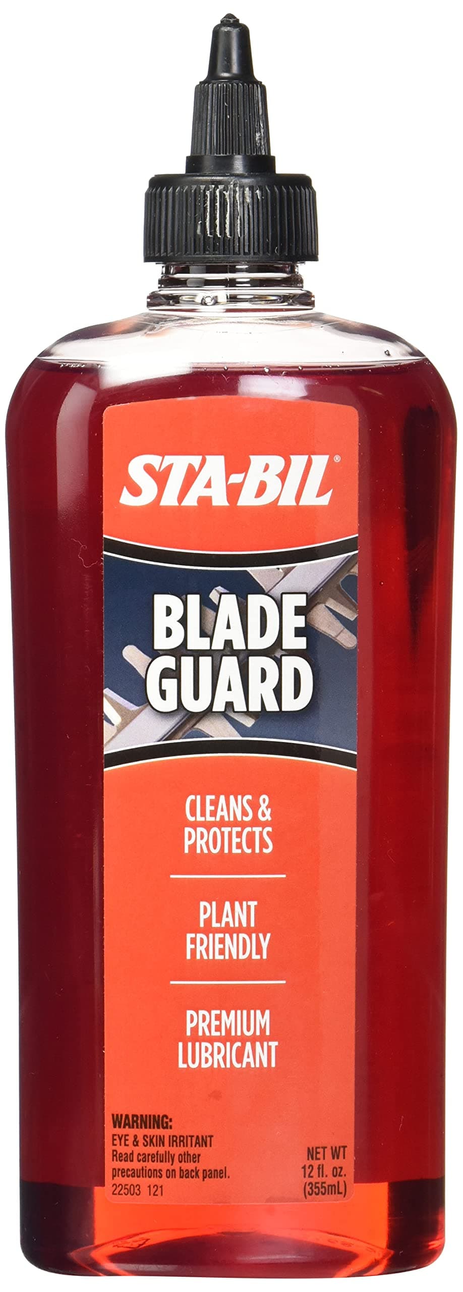 Blade Guard - Premium Lubricant, Helps Maintain Edge, Will Not Harm Plants, Protects Against Rust and Corrosion, Safe for Use On Gas Electric Equipment, 12oz (22503), Orange