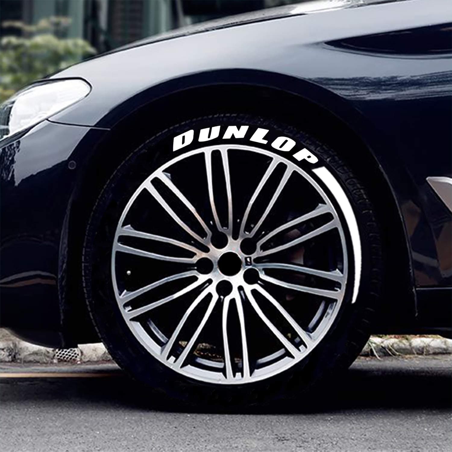 Deoukana Car Letter Sticker - Sticker for DIY Permanent Rubber Sticker 401 Glue Gloves Sand Paper - White