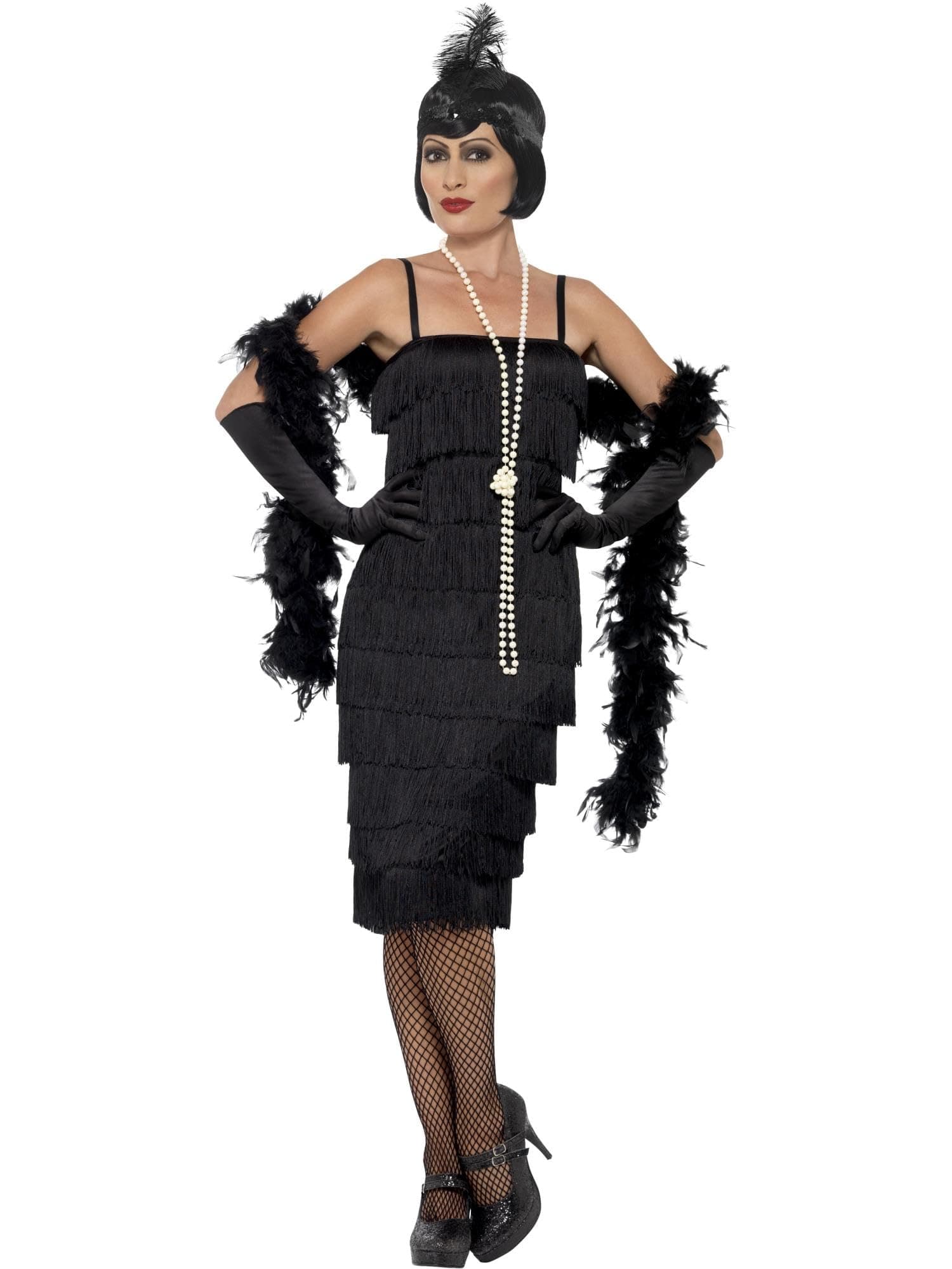 SmiffysWomen's 1920's Black Flapper Costume