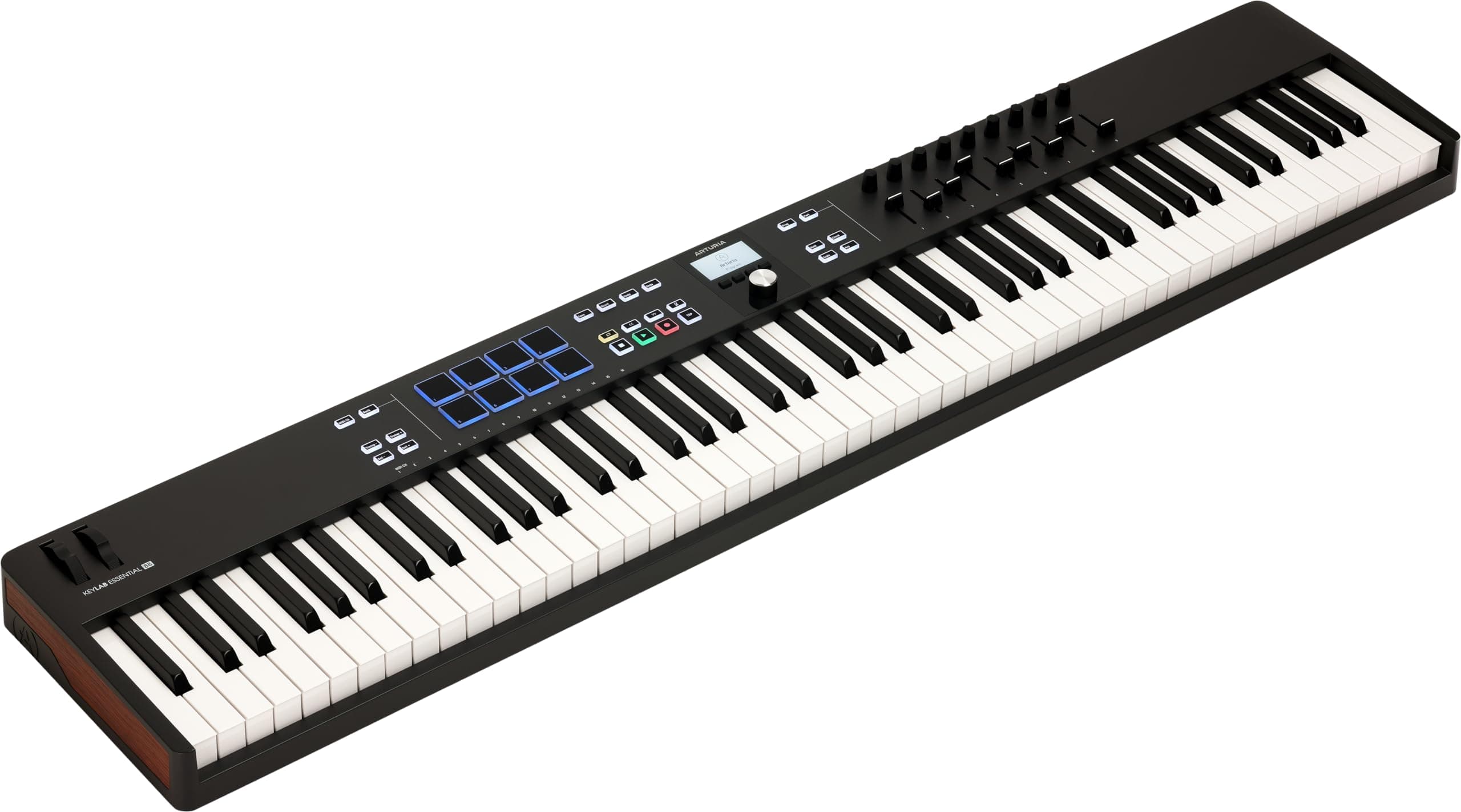 Arturia KeyLab Essential 88 mk3 — 88 key USB MIDI Controller Keyboard with Analog Lab V Software Included, Black