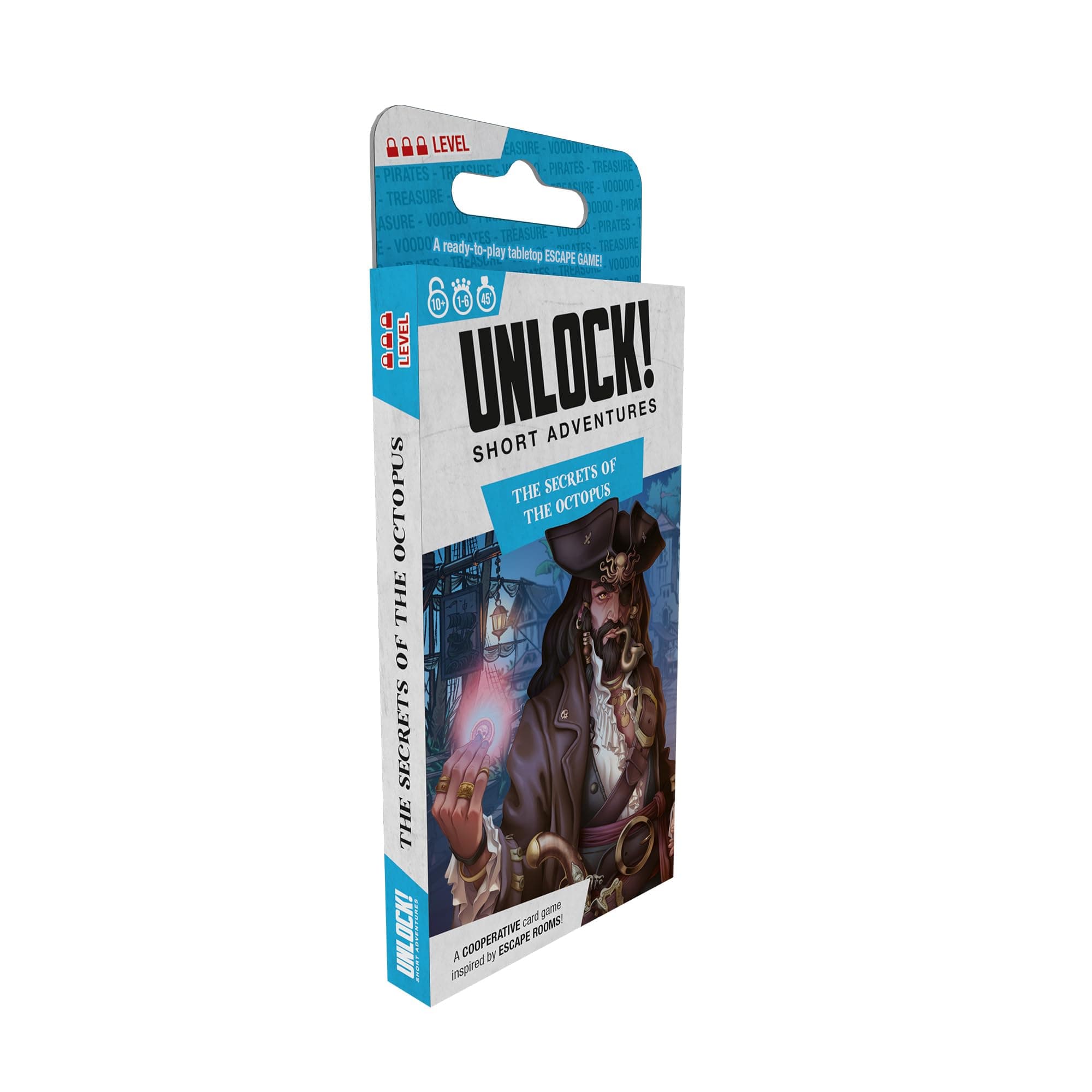 Asmodee | Unlock! Short 6 - The Secrets of the Octopus | Card Game | Ages 10+ | 1-6 Players | 30 Minutes Playing Time