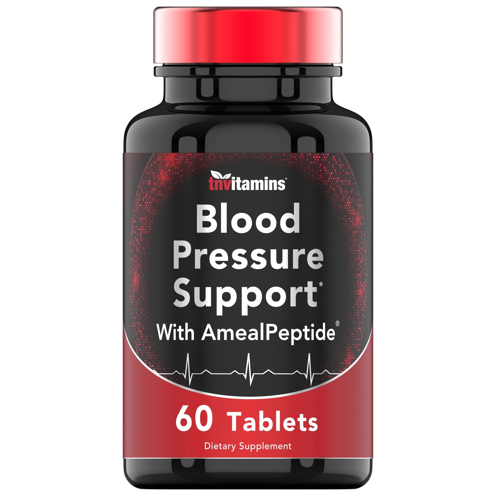 tnvitamins Blood Pressure Support with AmealPeptide® (60 Tablets)