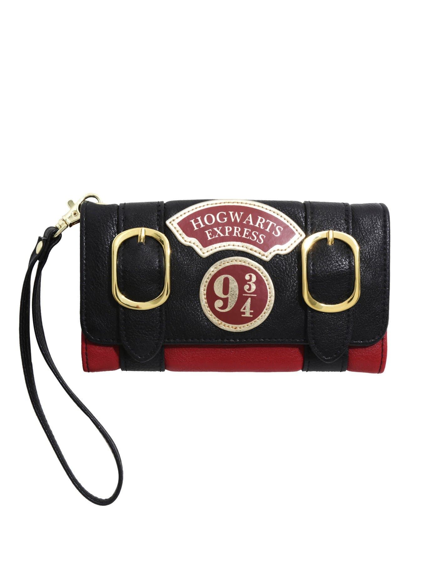 Harry Potter Hogwarts Express 9 3/4 Double Buckle Flap Wallet